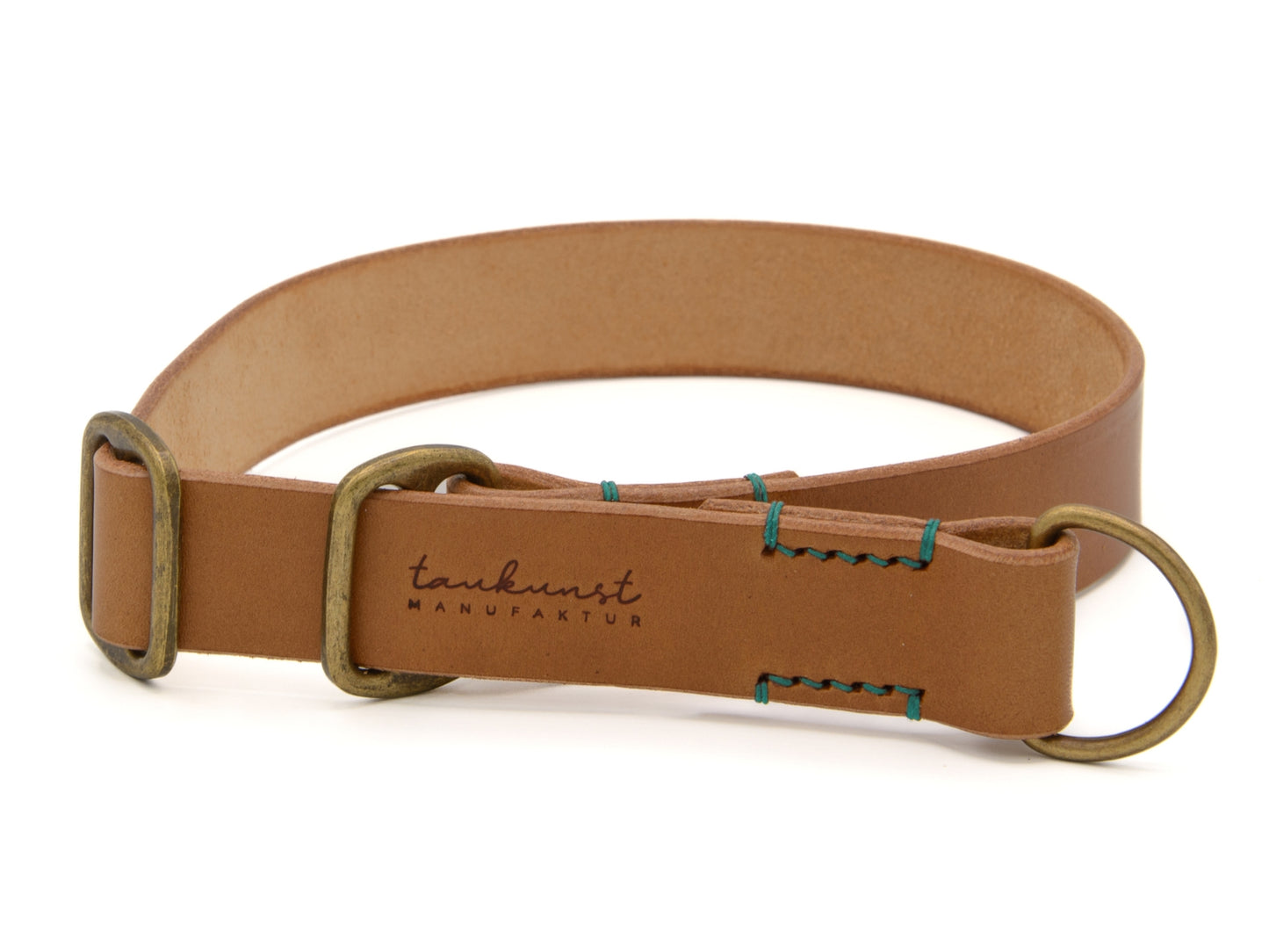 Zugstopp Lederhalsband 'Waldgeist' Camel Zugstopp Lederhalsband 'Waldgeist' Camel