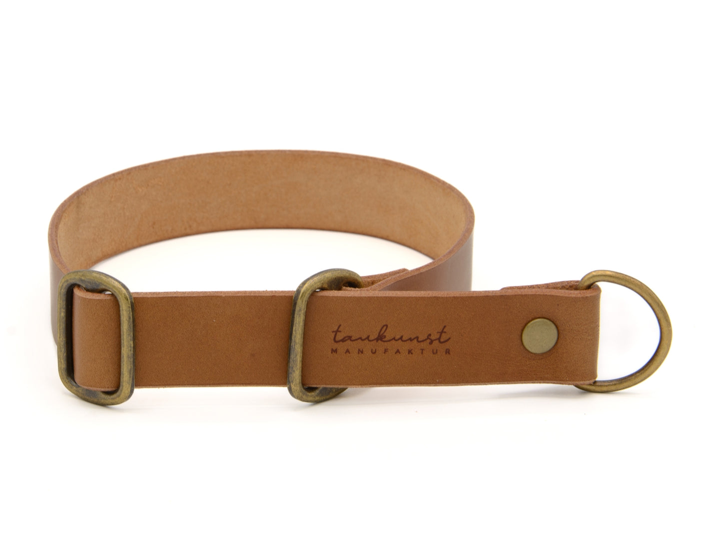 Zugstopp Lederhalsband 'Waldstreuner' Camel Zugstopp Lederhalsband 'Waldstreuner' Camel