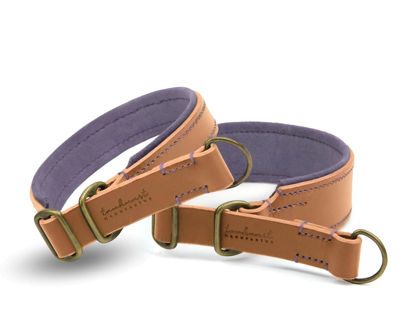 Zugstopp Lederhalsband 'Wildfang' Cognac Zugstopp Lederhalsband 'Wildfang' Cognac