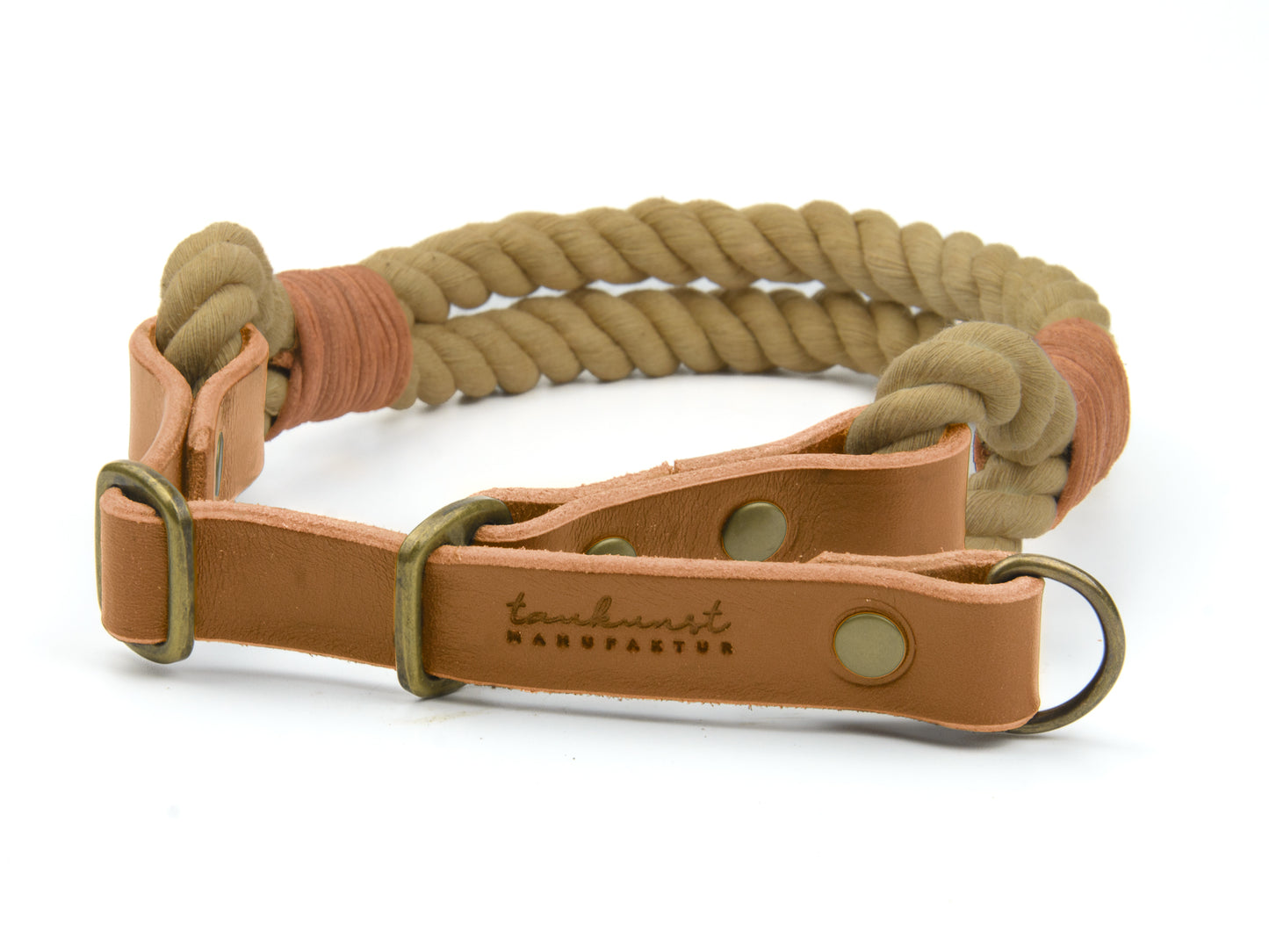 Zugstopp Tauhalsband Emilia für Hunde Cognac Zugstopp Tauhalsband Emilia für Hunde Cognac