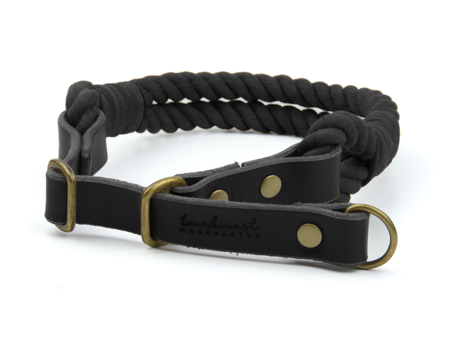 Zugstopp Tauhalsband Nero für Hunde Schwarz Zugstopp Tauhalsband Nero für Hunde Schwarz