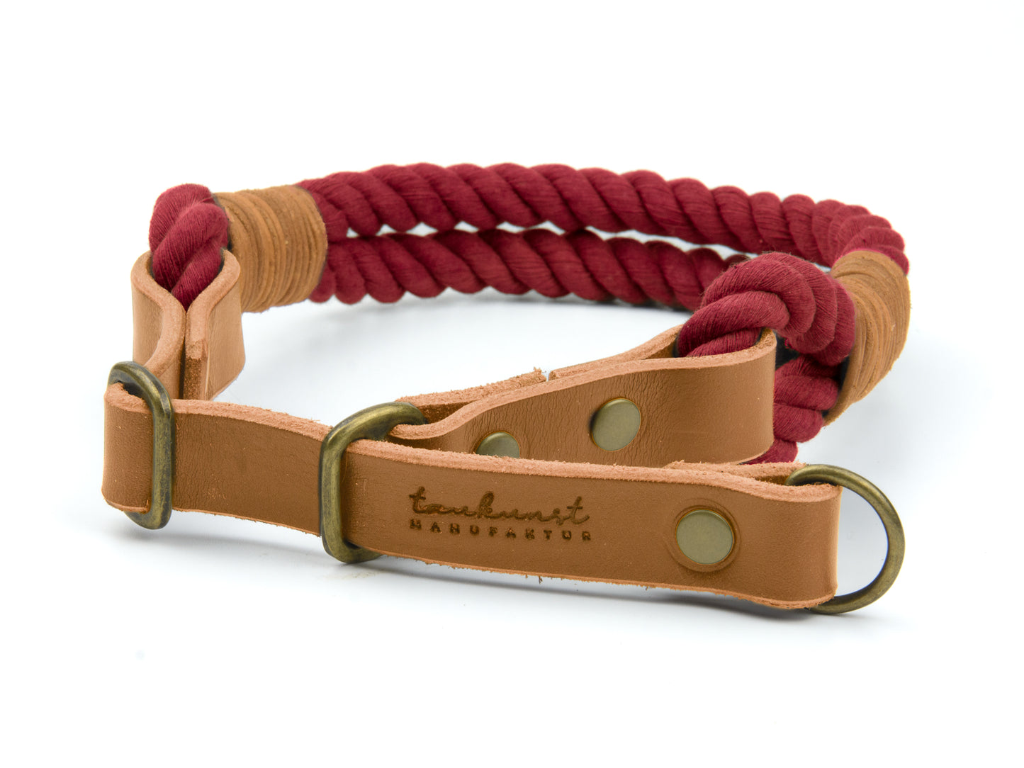 Zugstopp Tauhalsband Vino für Hunde Cognac Zugstopp Tauhalsband Vino für Hunde Cognac