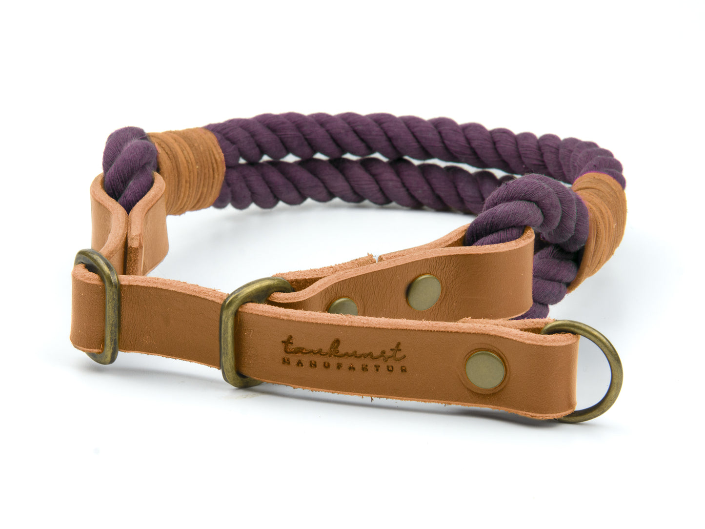 Zugstopp Tauhalsband Viola für Hunde Cognac Zugstopp Tauhalsband Viola für Hunde Cognac