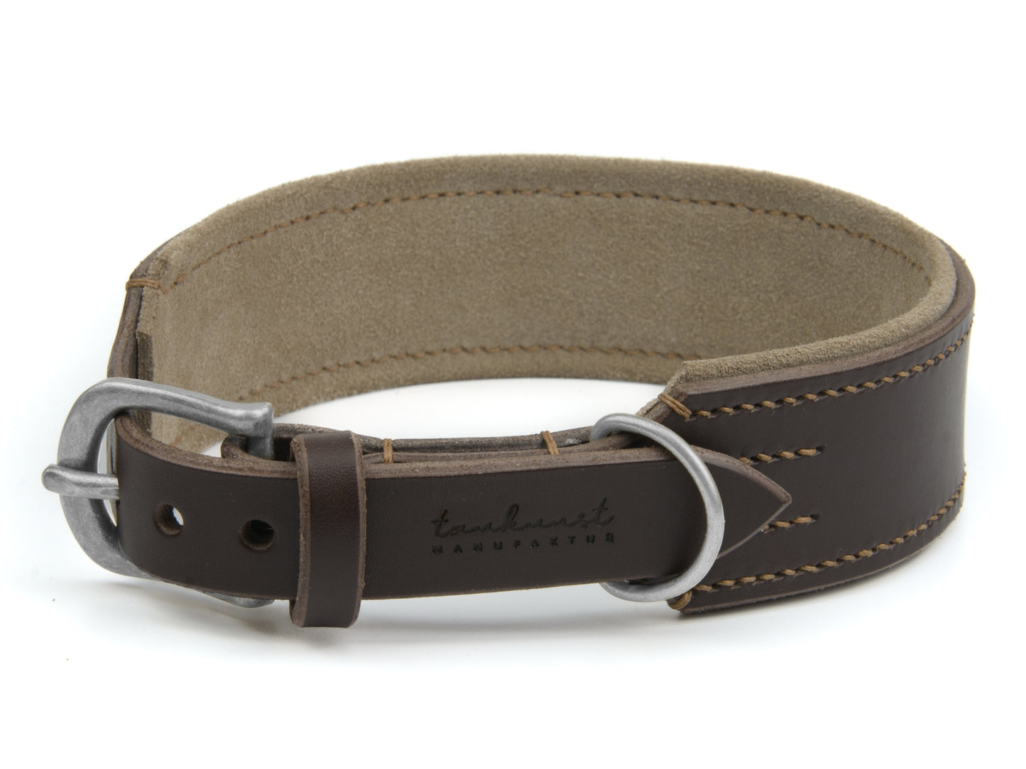 Lederhalsband 'Wildfang' Dunkelbraun Lederhalsband 'Wildfang' Dunkelbraun