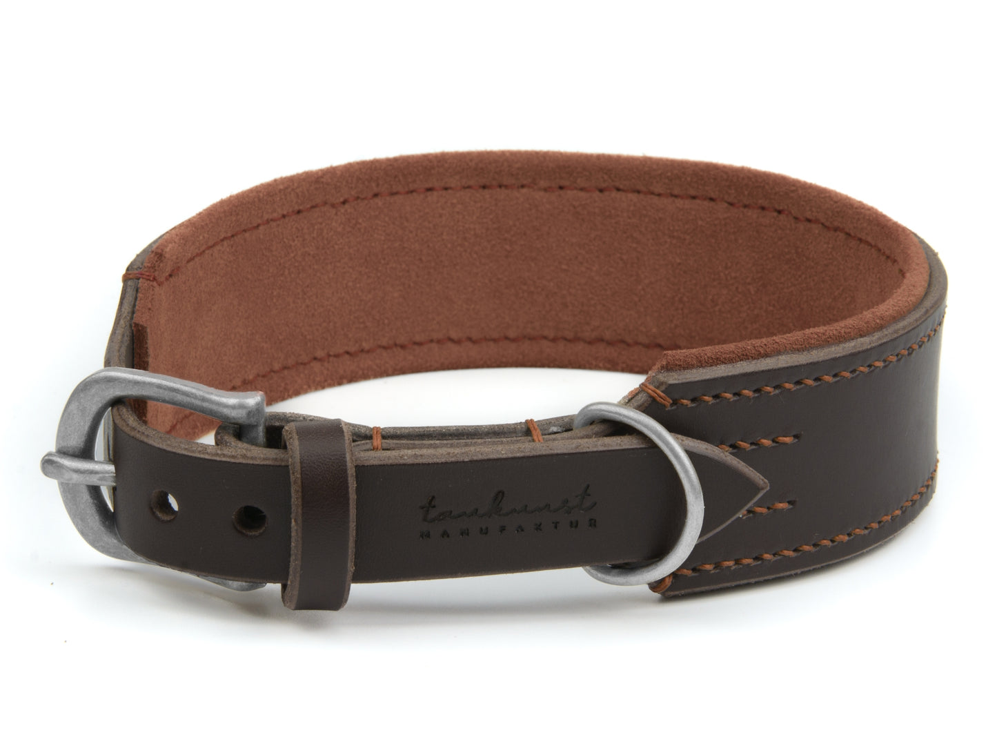 Lederhalsband 'Wildfang' Dunkelbraun Lederhalsband 'Wildfang' Dunkelbraun