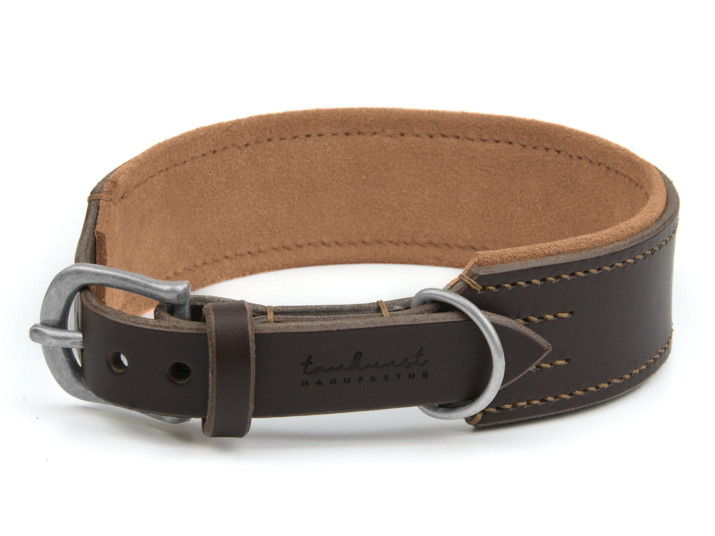 Lederhalsband 'Wildfang' Dunkelbraun Lederhalsband 'Wildfang' Dunkelbraun
