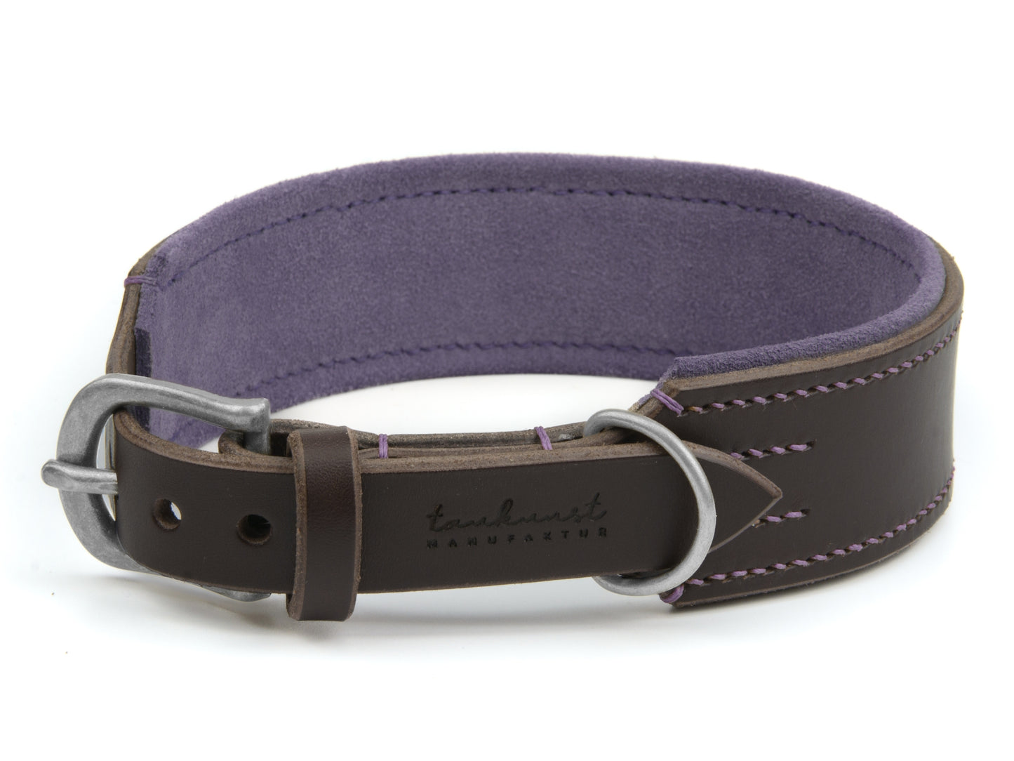 Lederhalsband 'Wildfang' Dunkelbraun Lederhalsband 'Wildfang' Dunkelbraun
