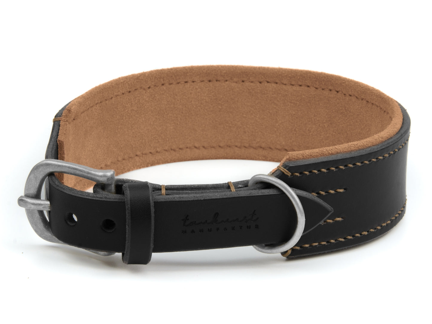 Lederhalsband 'Wildfang' Schwarz Lederhalsband 'Wildfang' Schwarz