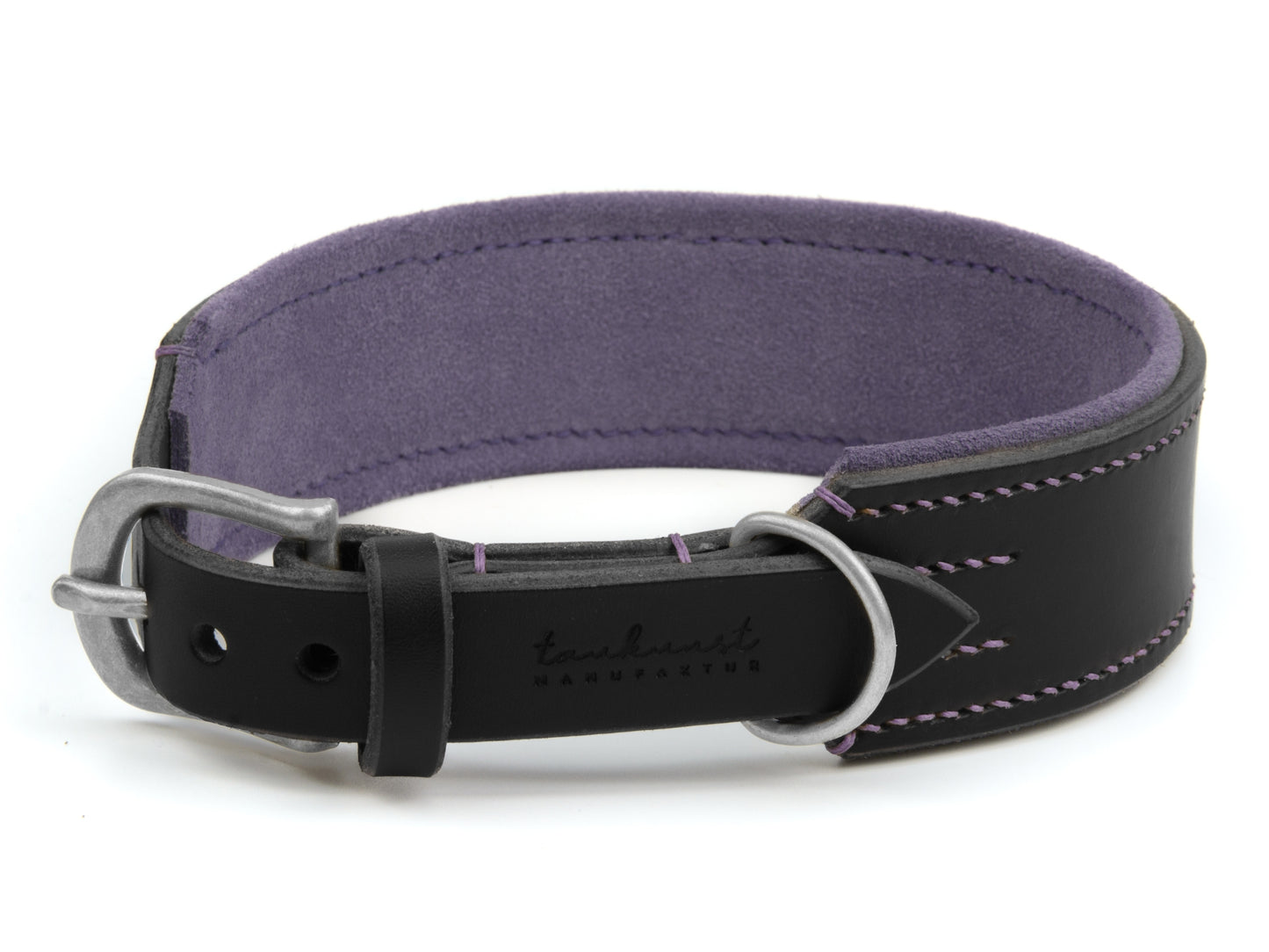 Lederhalsband 'Wildfang' Schwarz Lederhalsband 'Wildfang' Schwarz
