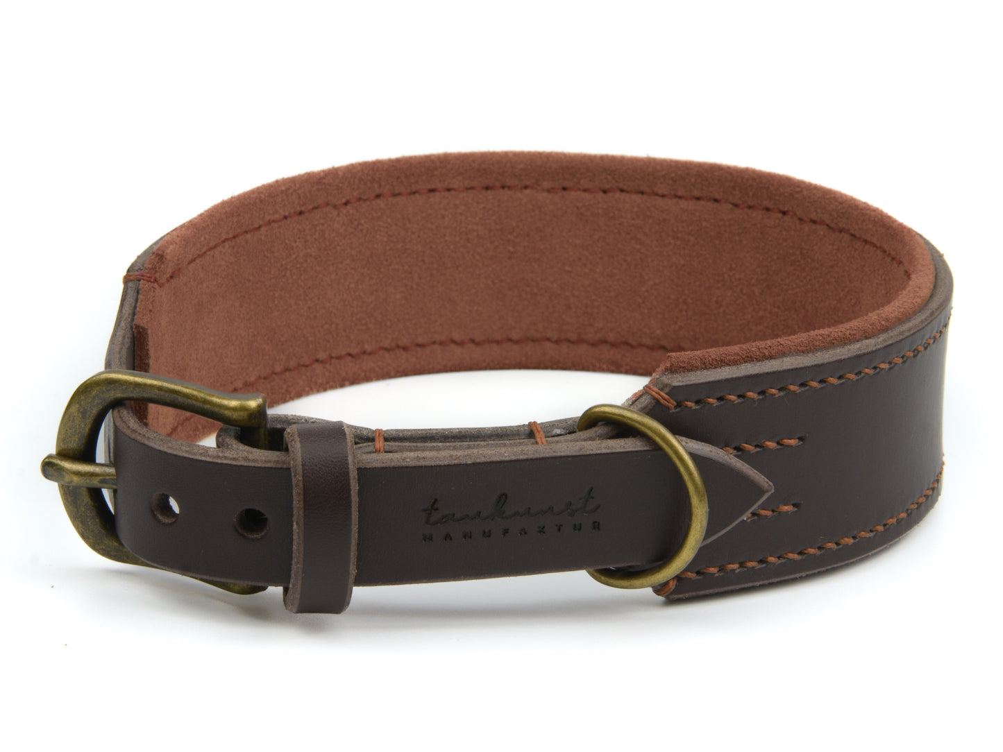 Lederhalsband 'Wildfang' Dunkelbraun Lederhalsband 'Wildfang' Dunkelbraun