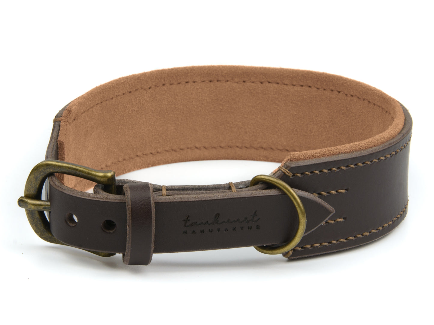Lederhalsband 'Wildfang' Dunkelbraun Lederhalsband 'Wildfang' Dunkelbraun