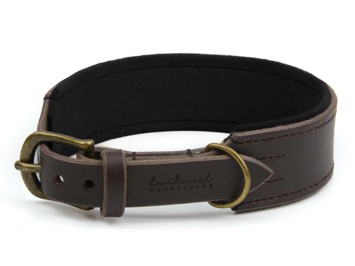 Lederhalsband 'Wildfang' Dunkelbraun Lederhalsband 'Wildfang' Dunkelbraun