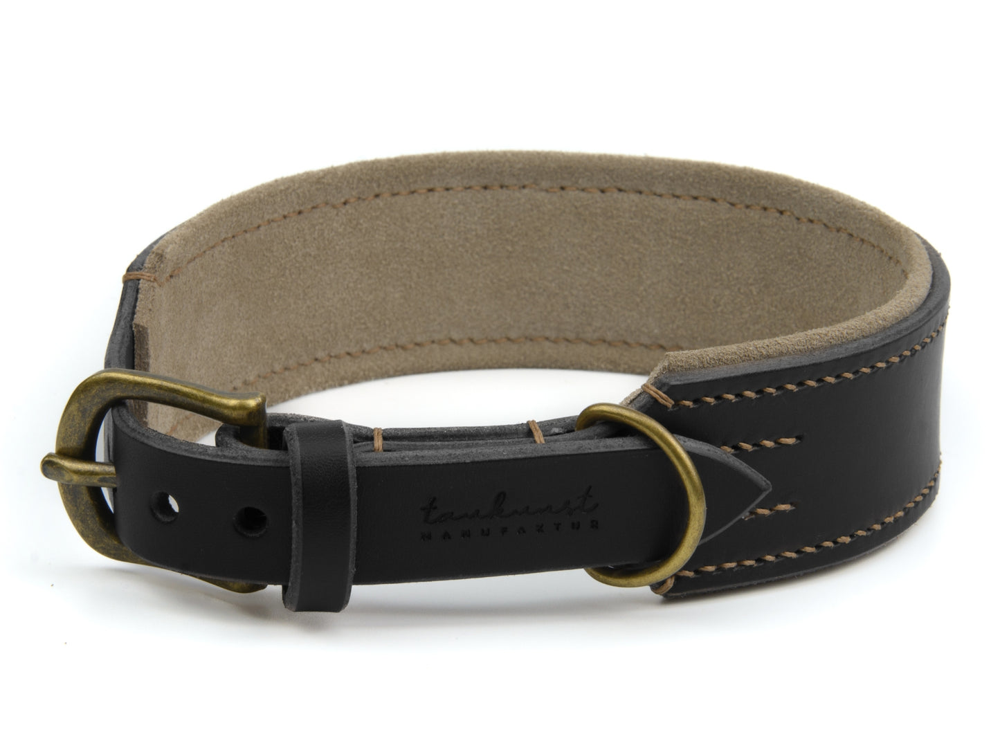 Lederhalsband 'Wildfang' Schwarz Lederhalsband 'Wildfang' Schwarz