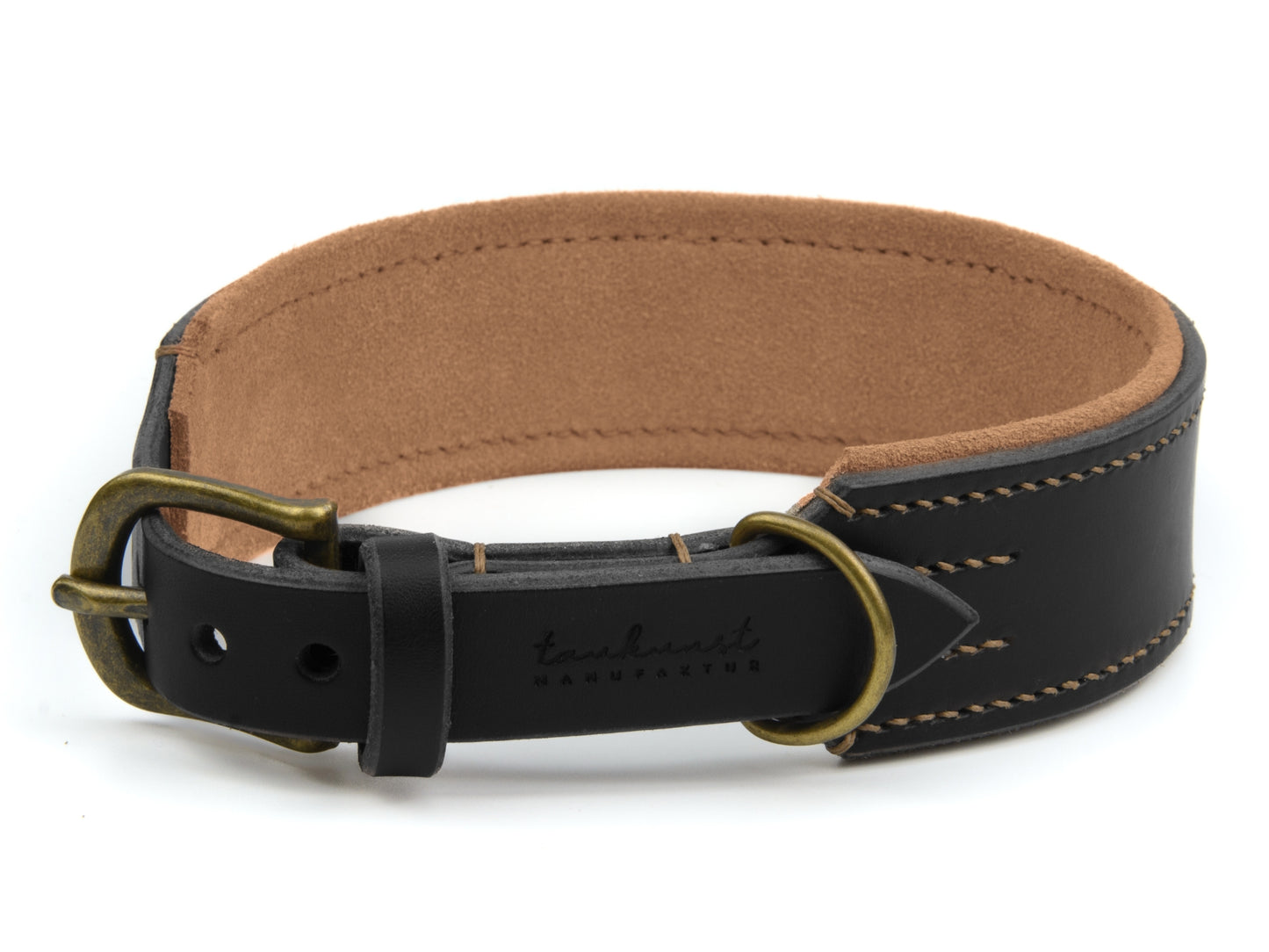 Lederhalsband 'Wildfang' Schwarz Lederhalsband 'Wildfang' Schwarz