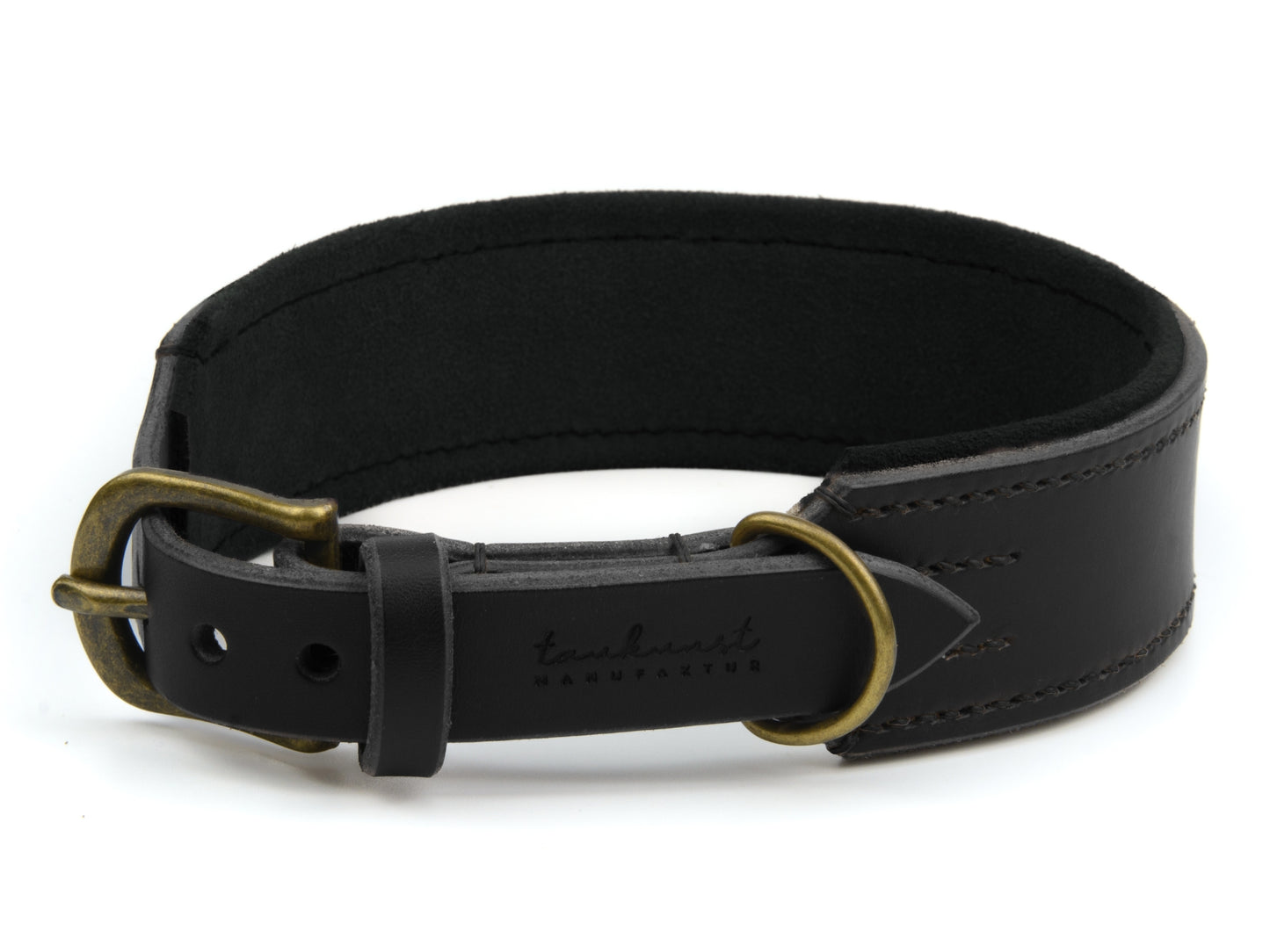 Lederhalsband 'Wildfang' Schwarz Lederhalsband 'Wildfang' Schwarz