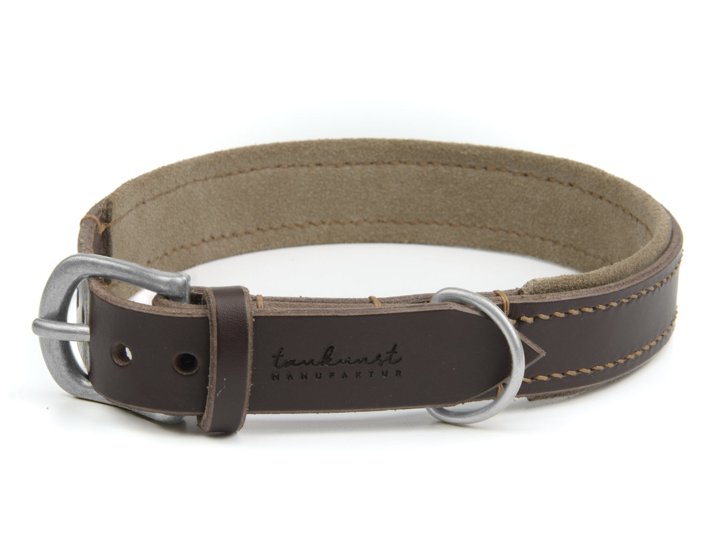 Lederhalsband 'Wildfang' Dunkelbraun Lederhalsband 'Wildfang' Dunkelbraun