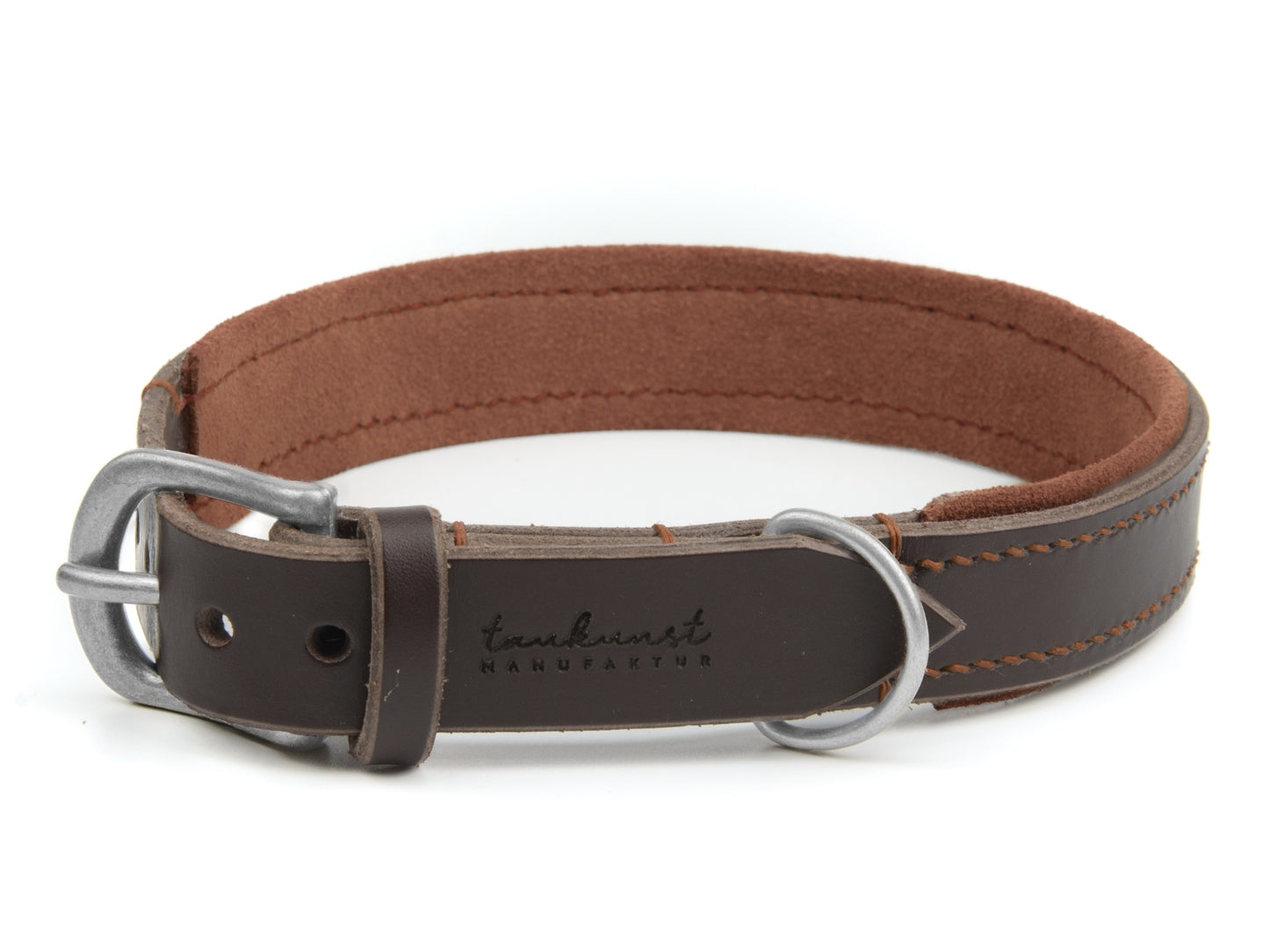 Lederhalsband 'Wildfang' Dunkelbraun Lederhalsband 'Wildfang' Dunkelbraun