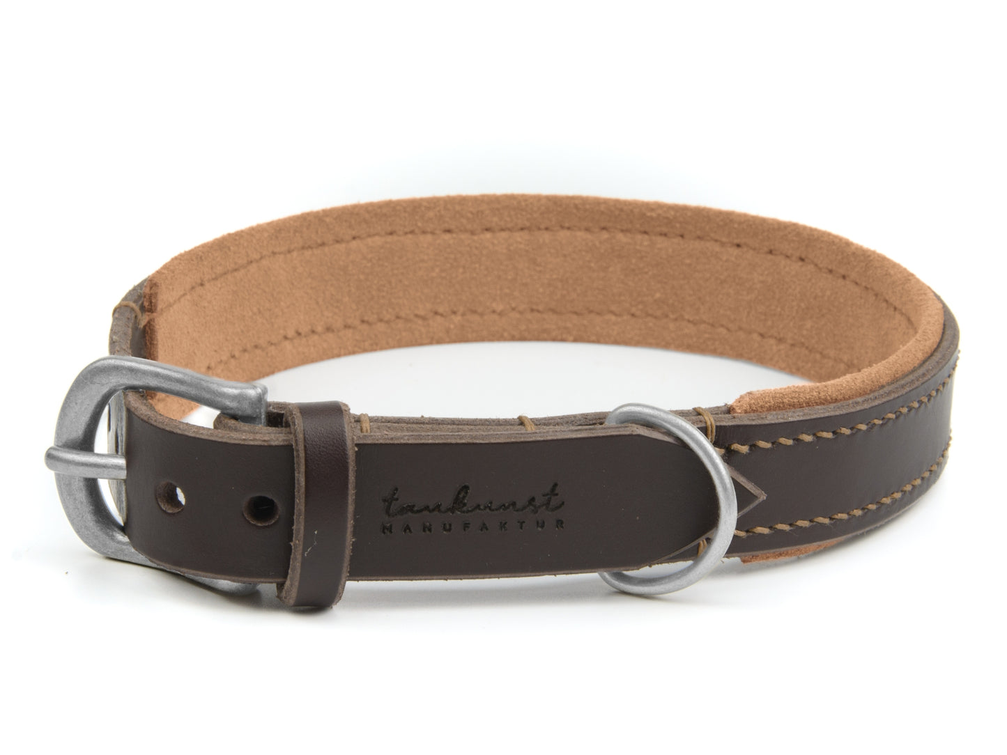 Lederhalsband 'Wildfang' Dunkelbraun Lederhalsband 'Wildfang' Dunkelbraun