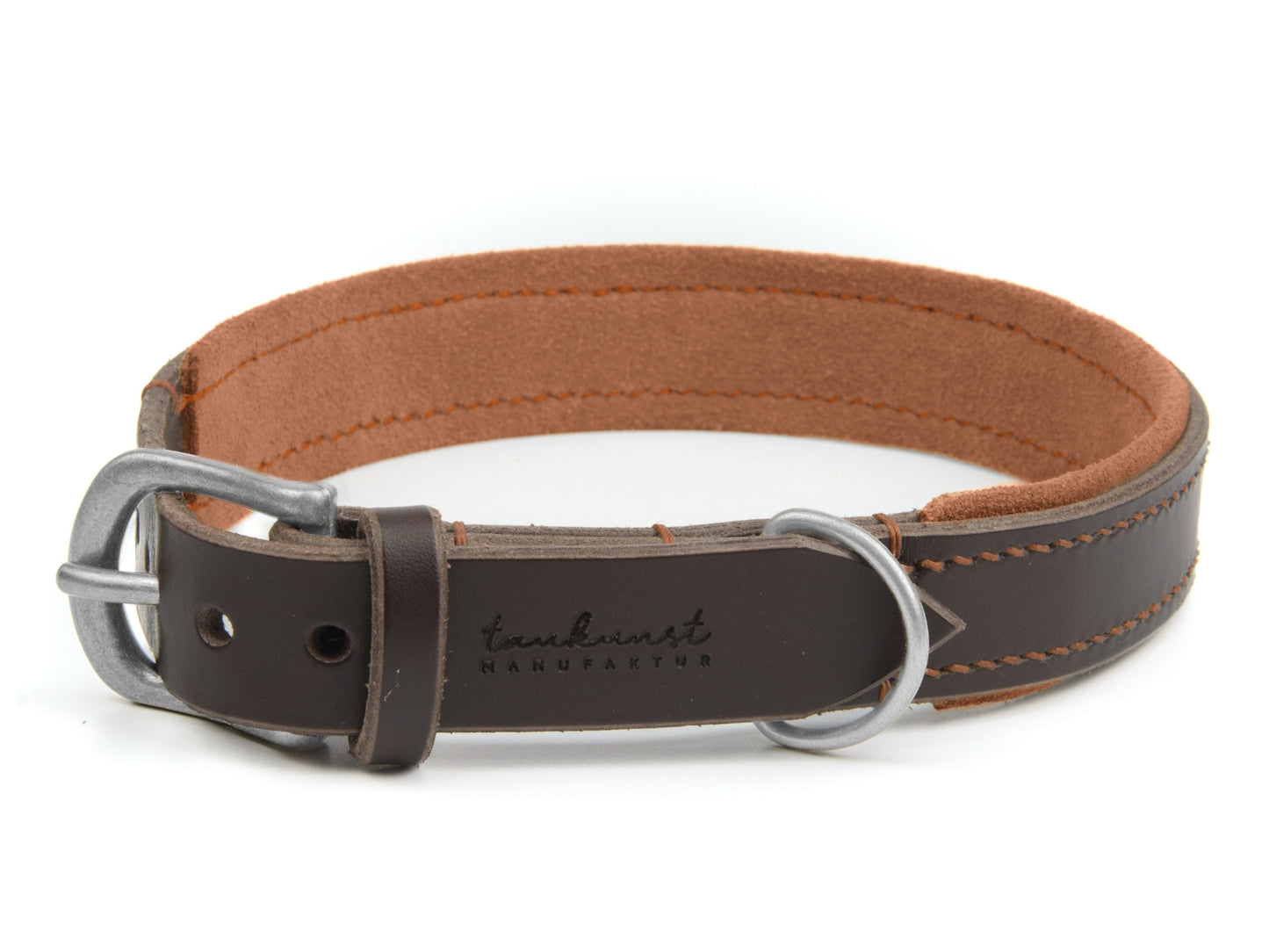Lederhalsband 'Wildfang' Dunkelbraun Lederhalsband 'Wildfang' Dunkelbraun