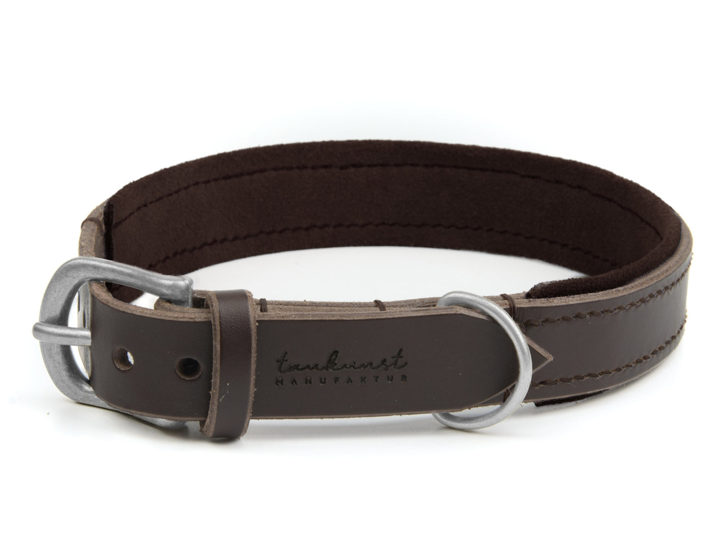 Lederhalsband 'Wildfang' Dunkelbraun Lederhalsband 'Wildfang' Dunkelbraun
