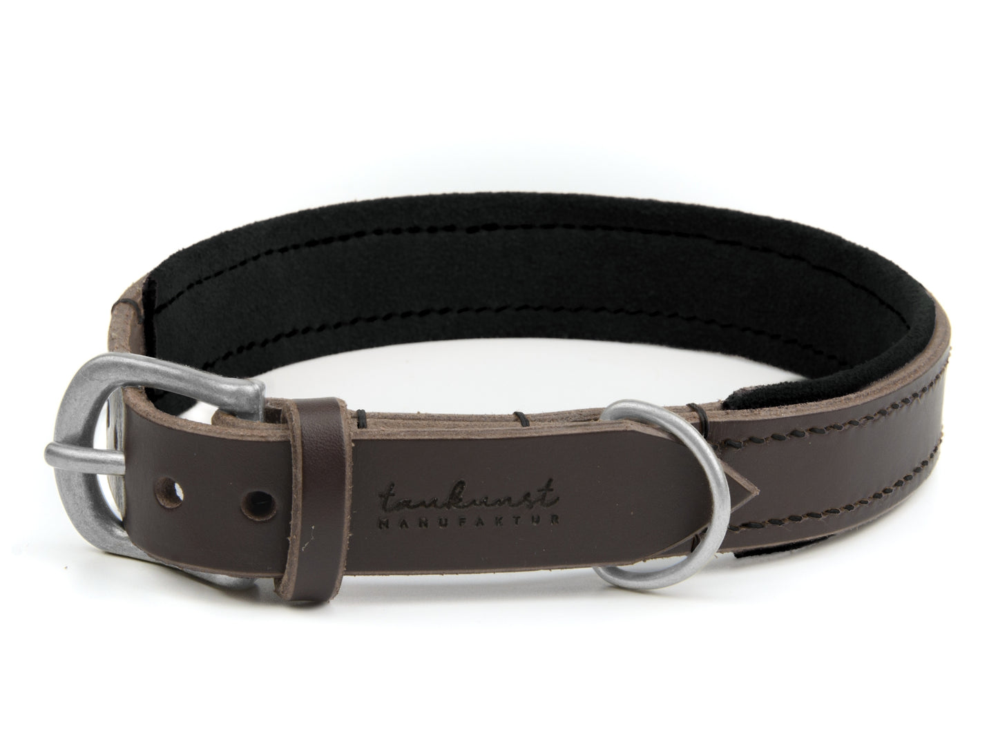 Lederhalsband 'Wildfang' Dunkelbraun Lederhalsband 'Wildfang' Dunkelbraun