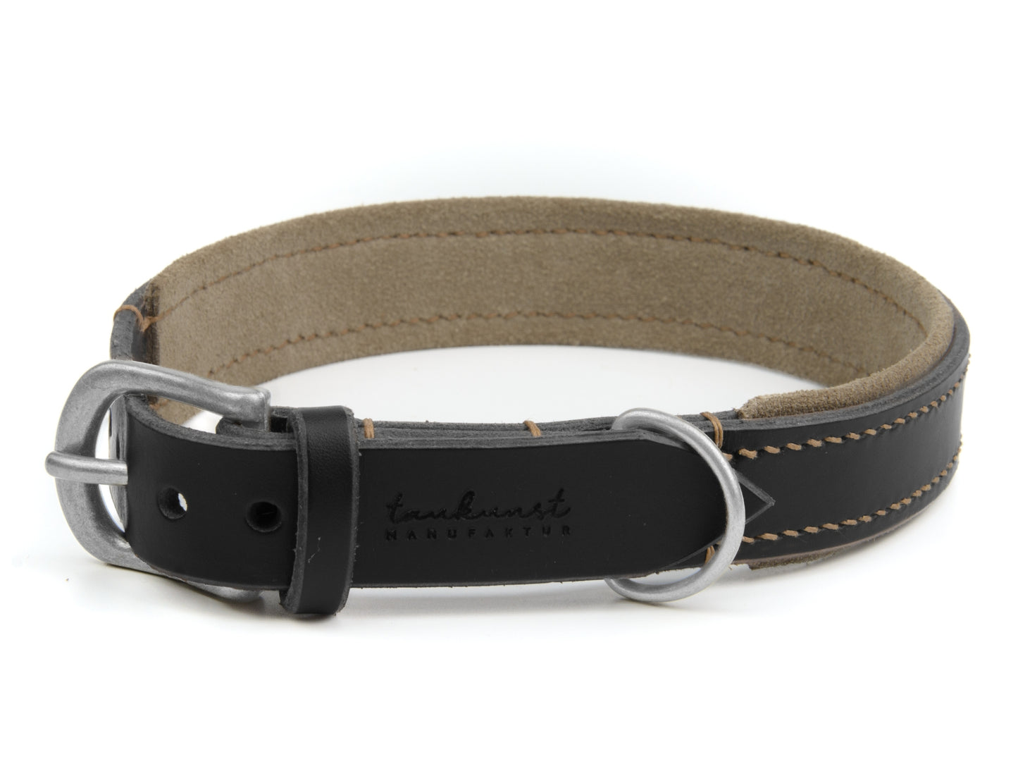 Lederhalsband 'Wildfang' Schwarz Lederhalsband 'Wildfang' Schwarz