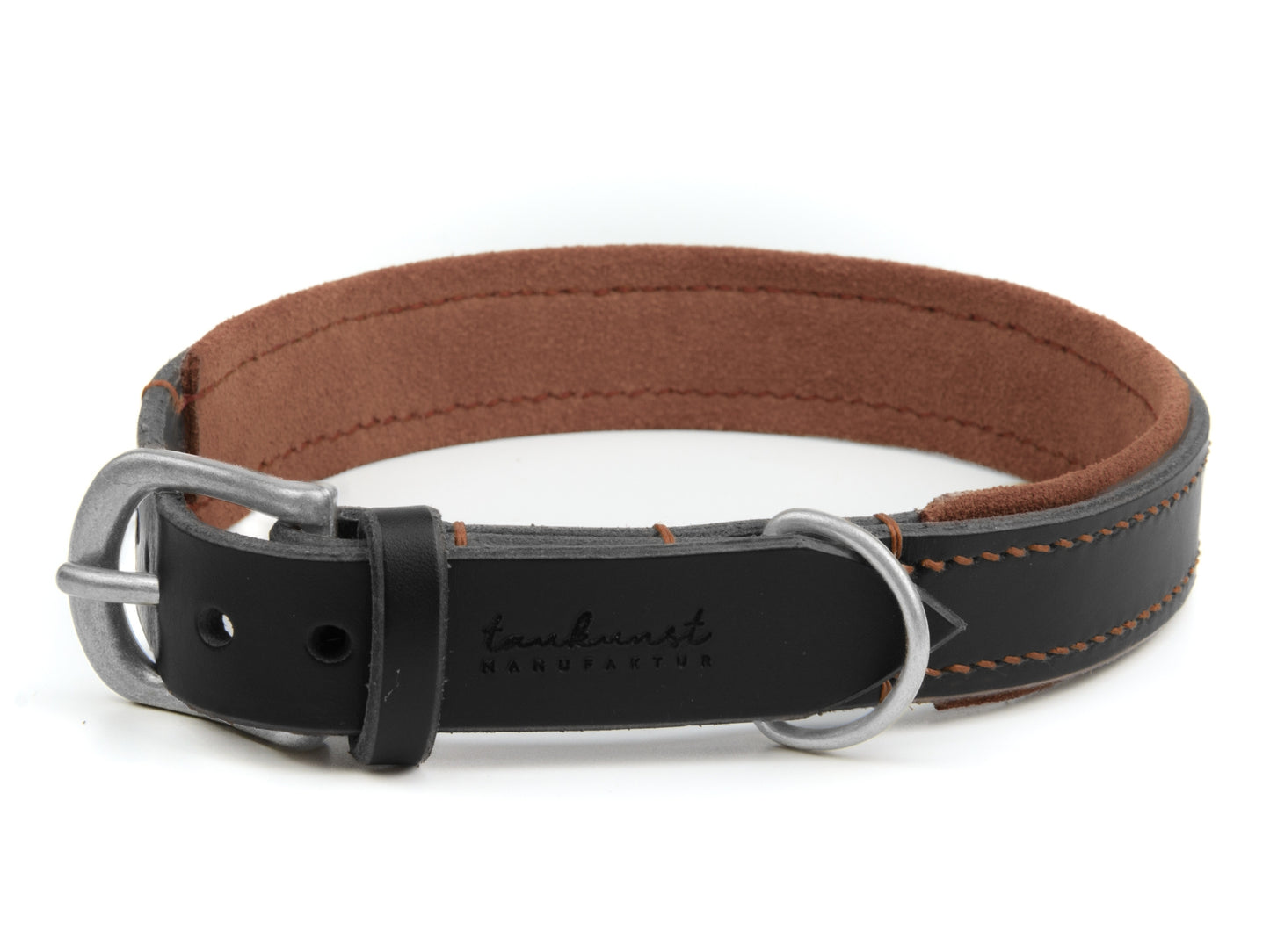 Lederhalsband 'Wildfang' Schwarz Lederhalsband 'Wildfang' Schwarz