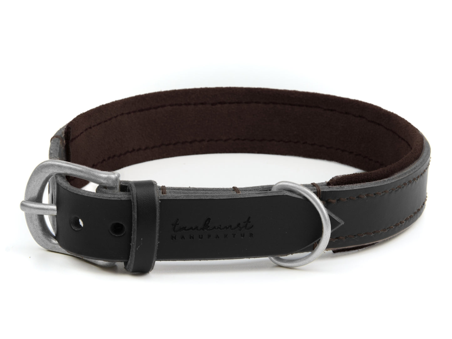 Lederhalsband 'Wildfang' Schwarz Lederhalsband 'Wildfang' Schwarz