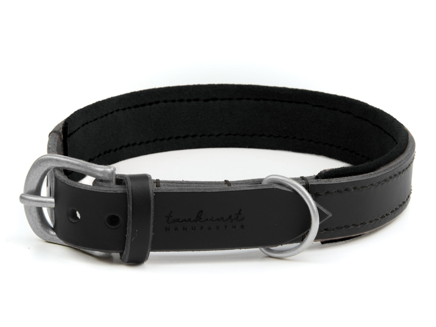 Lederhalsband 'Wildfang' Schwarz Lederhalsband 'Wildfang' Schwarz