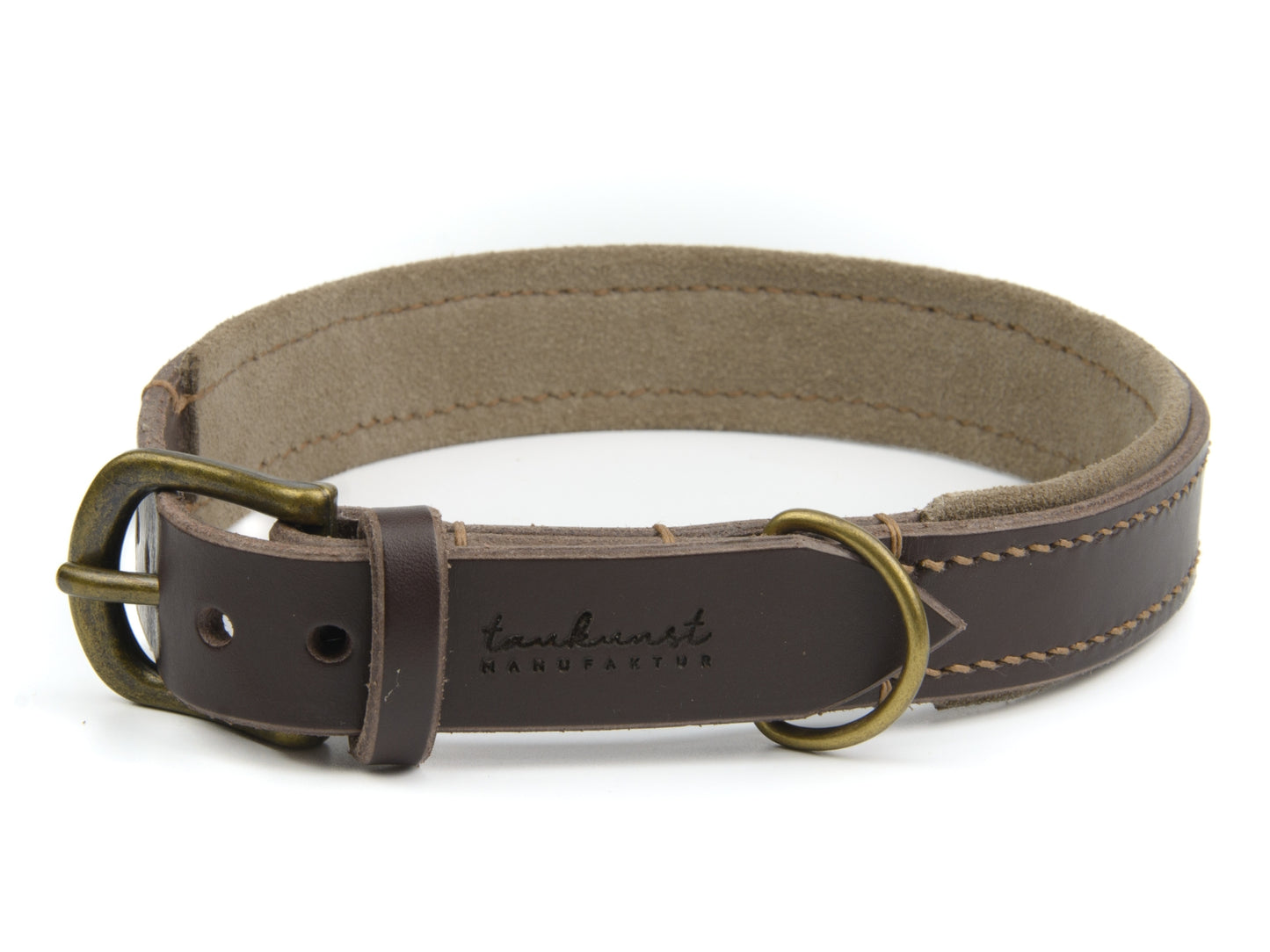 Lederhalsband 'Wildfang' Dunkelbraun Lederhalsband 'Wildfang' Dunkelbraun