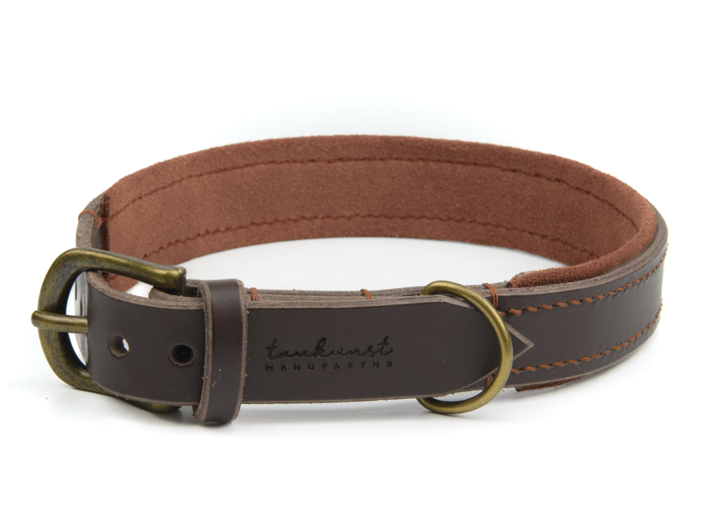 Lederhalsband 'Wildfang' Dunkelbraun Lederhalsband 'Wildfang' Dunkelbraun