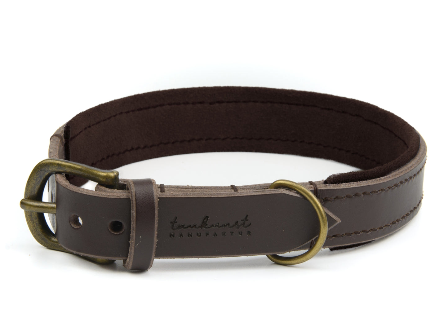 Lederhalsband 'Wildfang' Dunkelbraun Lederhalsband 'Wildfang' Dunkelbraun