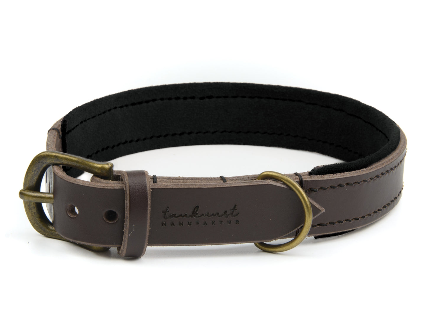 Lederhalsband 'Wildfang' Dunkelbraun Lederhalsband 'Wildfang' Dunkelbraun