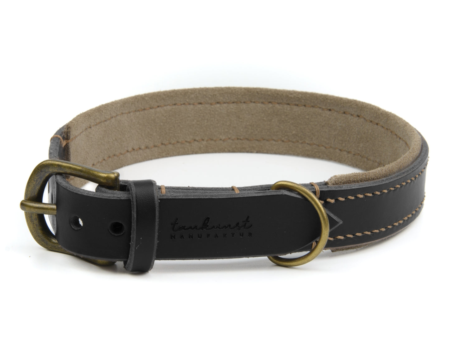 Lederhalsband 'Wildfang' Schwarz Lederhalsband 'Wildfang' Schwarz
