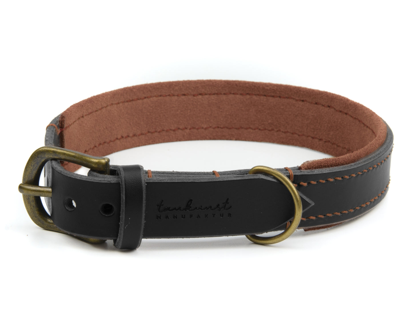 Lederhalsband 'Wildfang' Schwarz Lederhalsband 'Wildfang' Schwarz