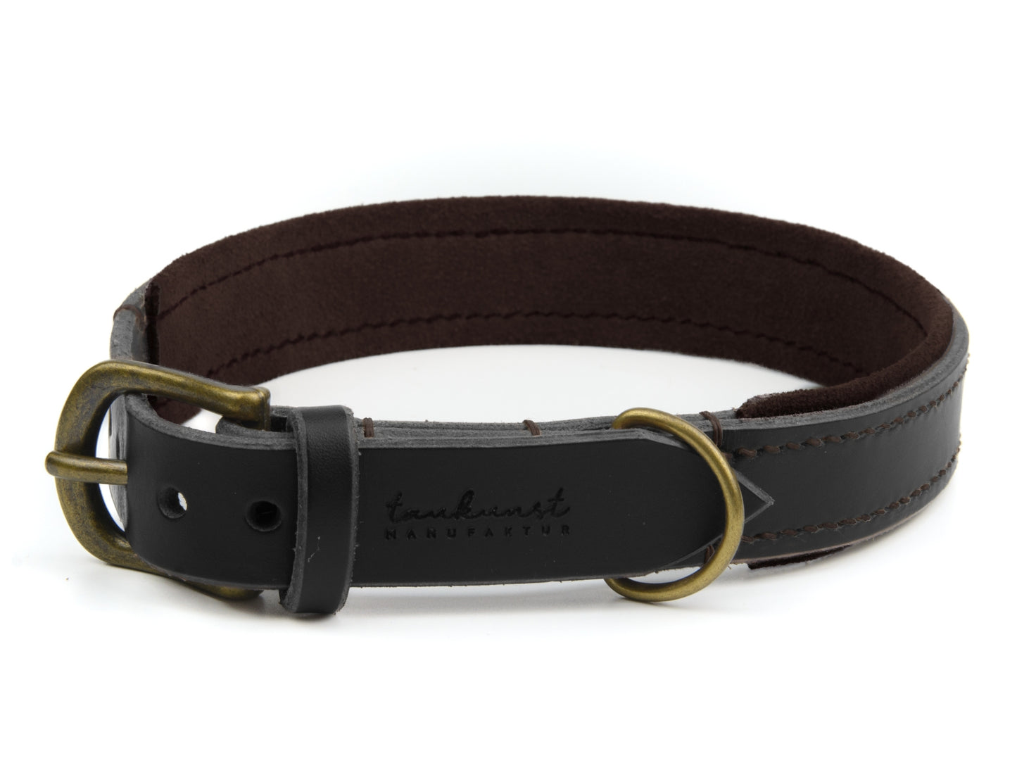 Lederhalsband 'Wildfang' Schwarz Lederhalsband 'Wildfang' Schwarz