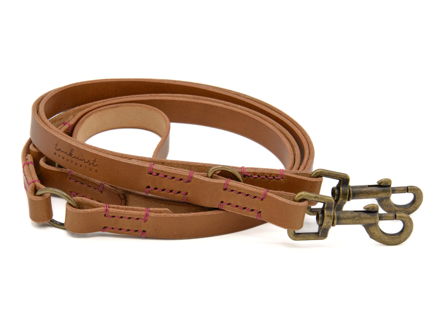 Lederleine 'Waldgeist' Camel Hundeleine aus Leder - Lederleine 'Waldgeist' Camel