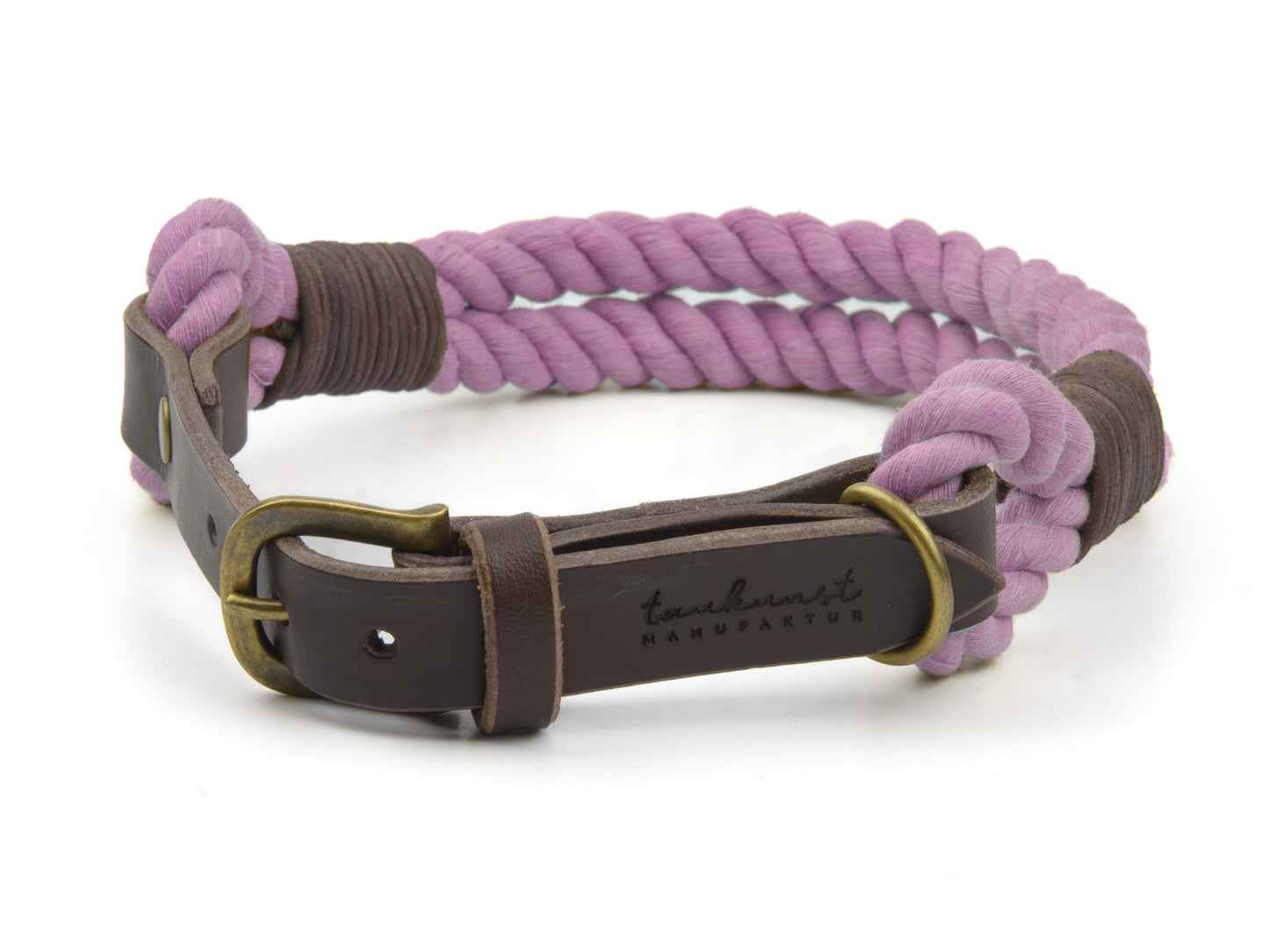 Hundehalsband aus Tau in Lavendel Hundehalsband aus Tau in Lavendel