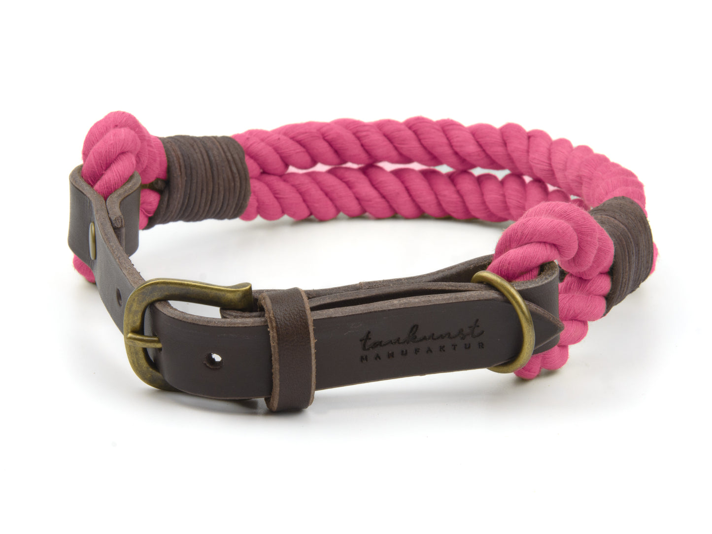 Hundehalsband aus Tau in Pink Hundehalsband aus Tau in Pink