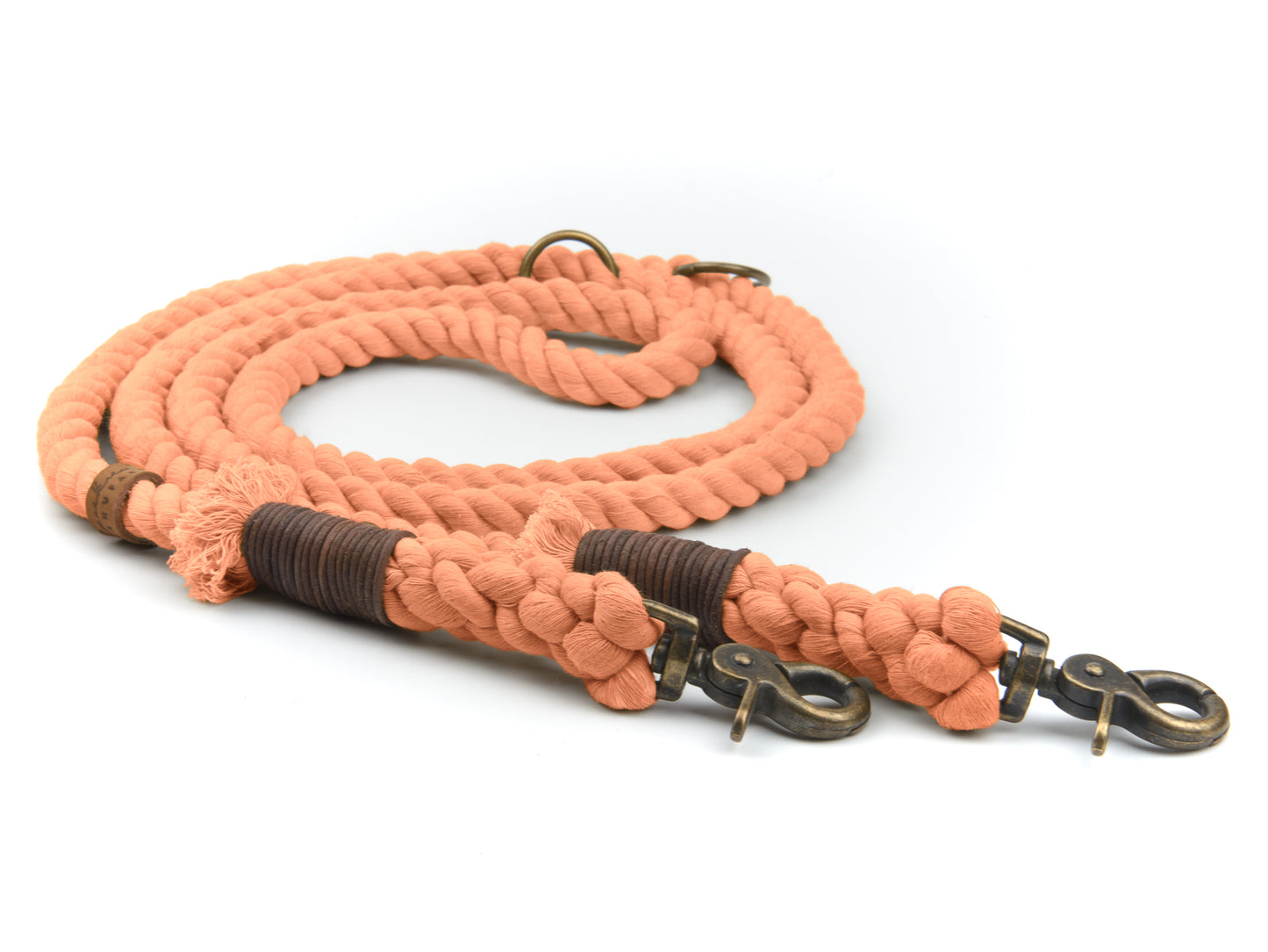 Tauleine aus Baumwolltau für Hunde in Peach Tauleine aus Baumwolltau für Hunde in Peach