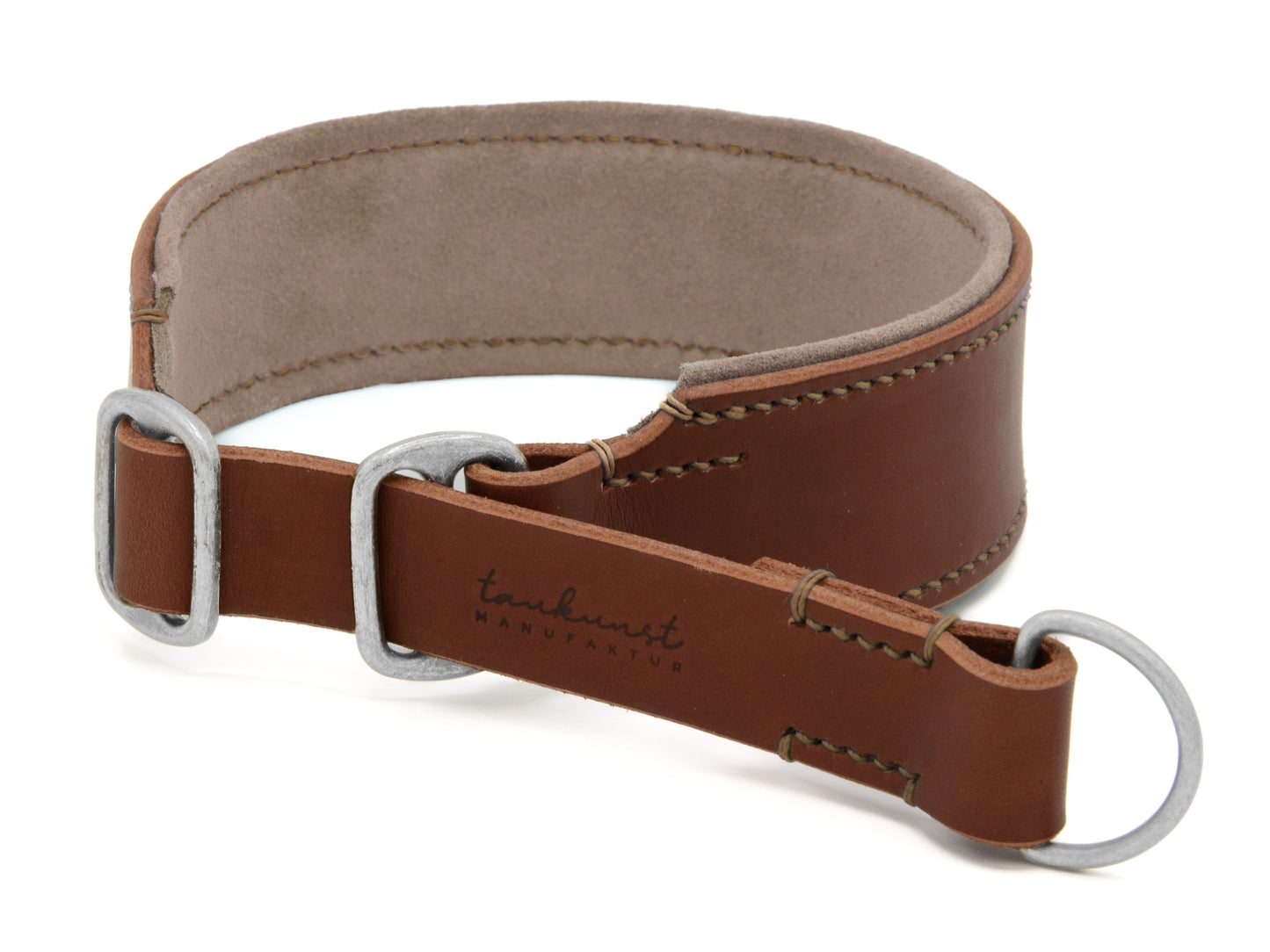 Zugstopp Lederhalsband 'Wildfang' Braun Zugstopp Lederhalsband 'Wildfang' Braun