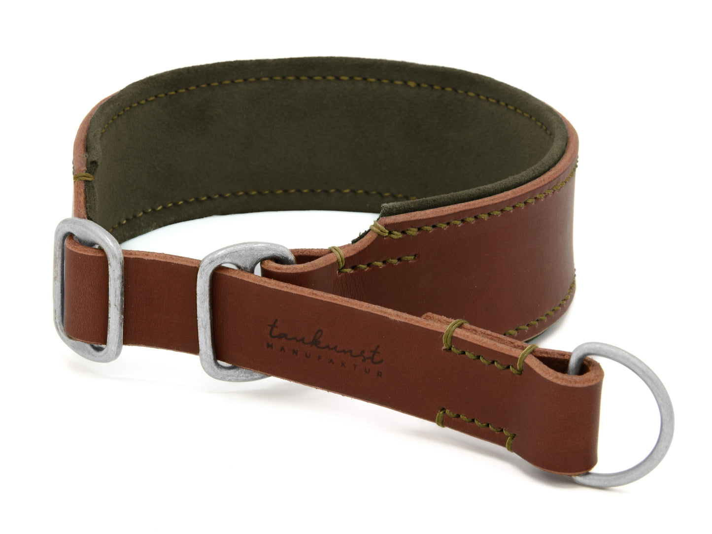 Zugstopp Lederhalsband 'Wildfang' Braun Zugstopp Lederhalsband 'Wildfang' Braun