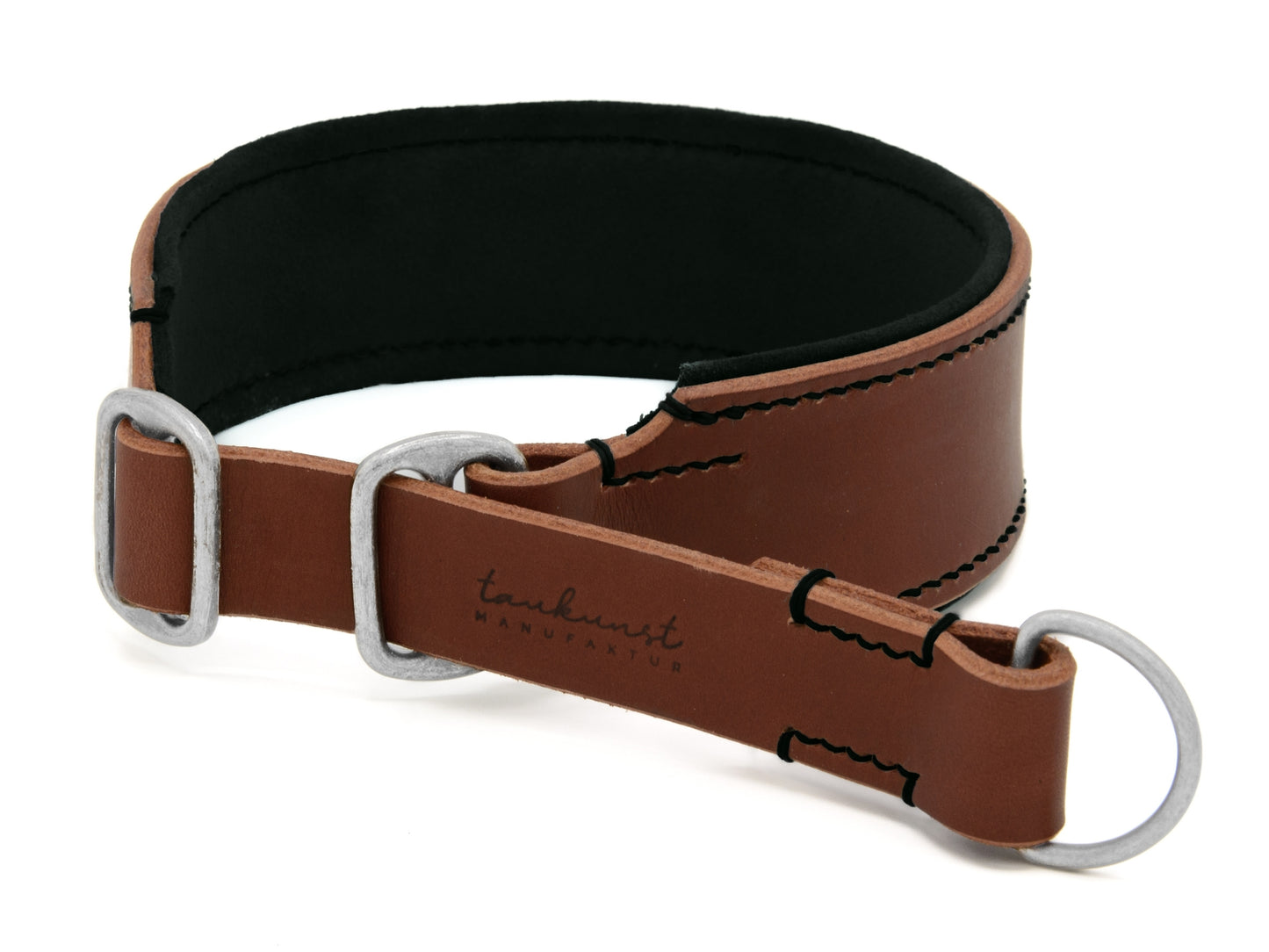 Zugstopp Lederhalsband 'Wildfang' Braun Zugstopp Lederhalsband 'Wildfang' Braun