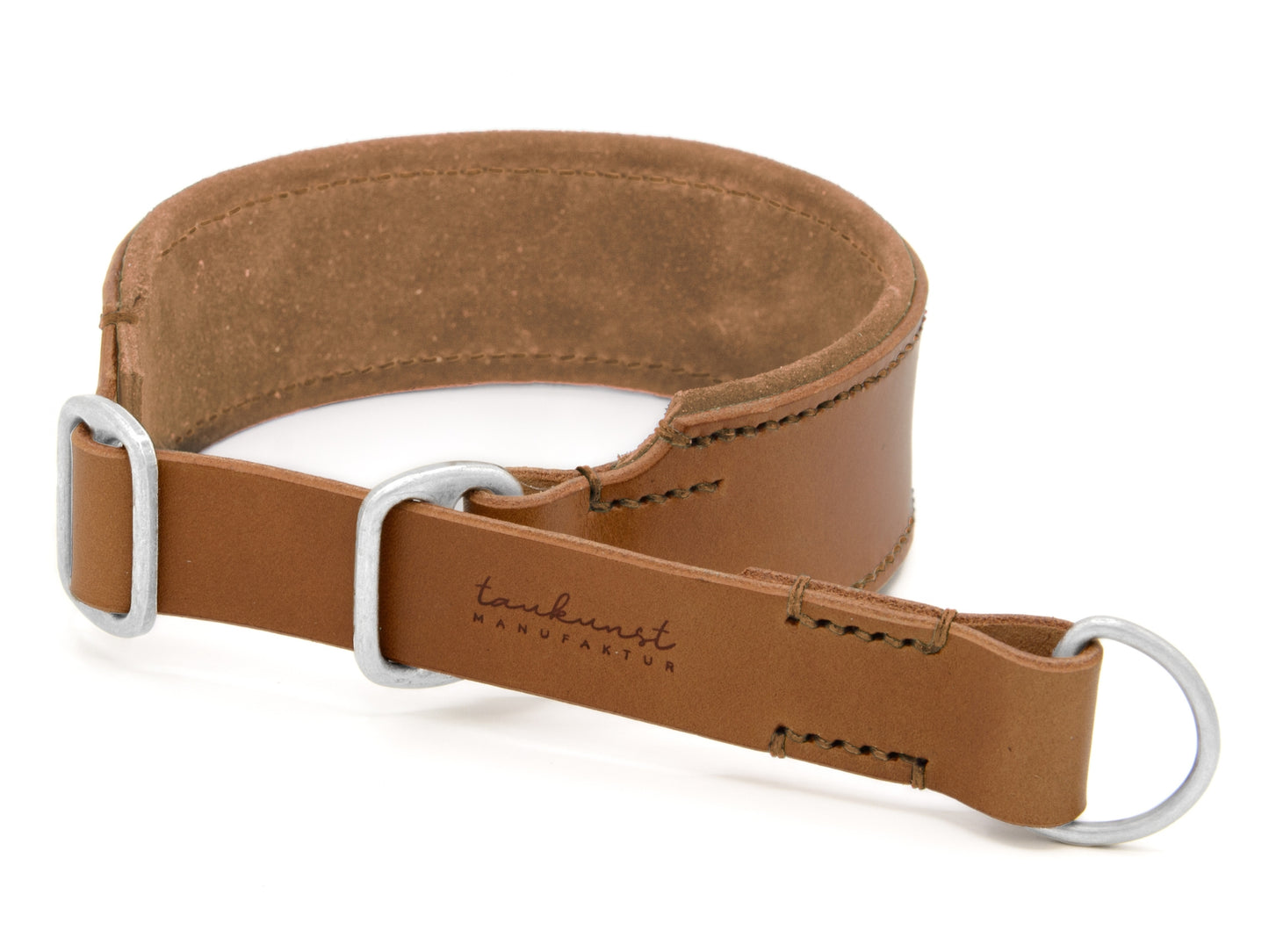 Zugstopp Lederhalsband 'Wildfang' Camel Zugstopp Lederhalsband 'Wildfang' Camel