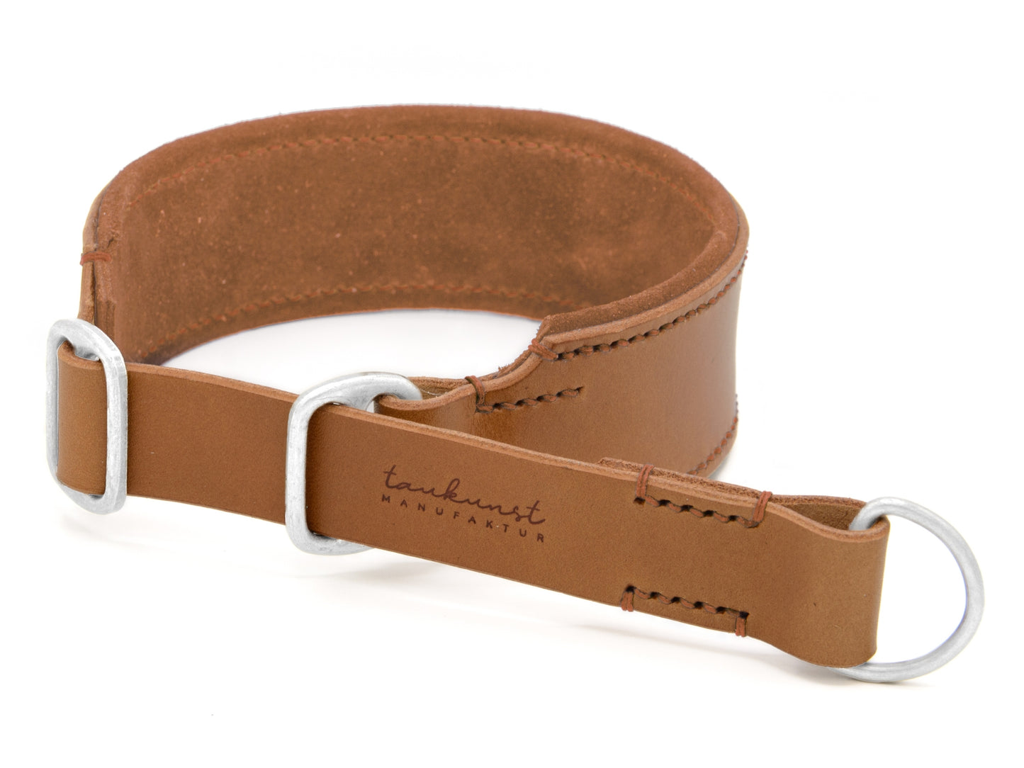 Zugstopp Lederhalsband 'Wildfang' Camel Zugstopp Lederhalsband 'Wildfang' Camel