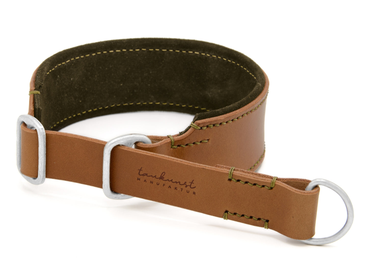 Zugstopp Lederhalsband 'Wildfang' Camel Zugstopp Lederhalsband 'Wildfang' Camel