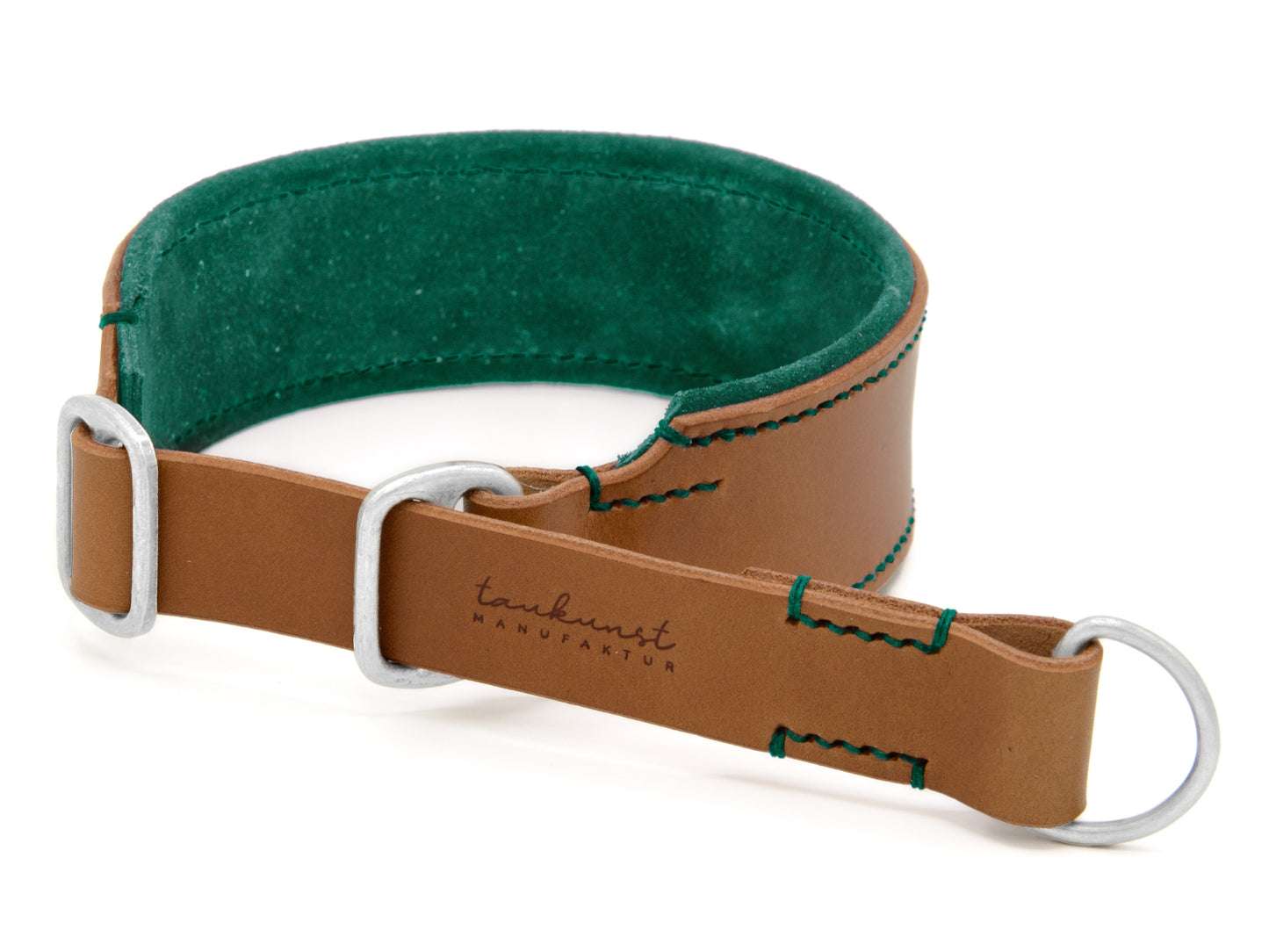 Zugstopp Lederhalsband 'Wildfang' Camel Zugstopp Lederhalsband 'Wildfang' Camel