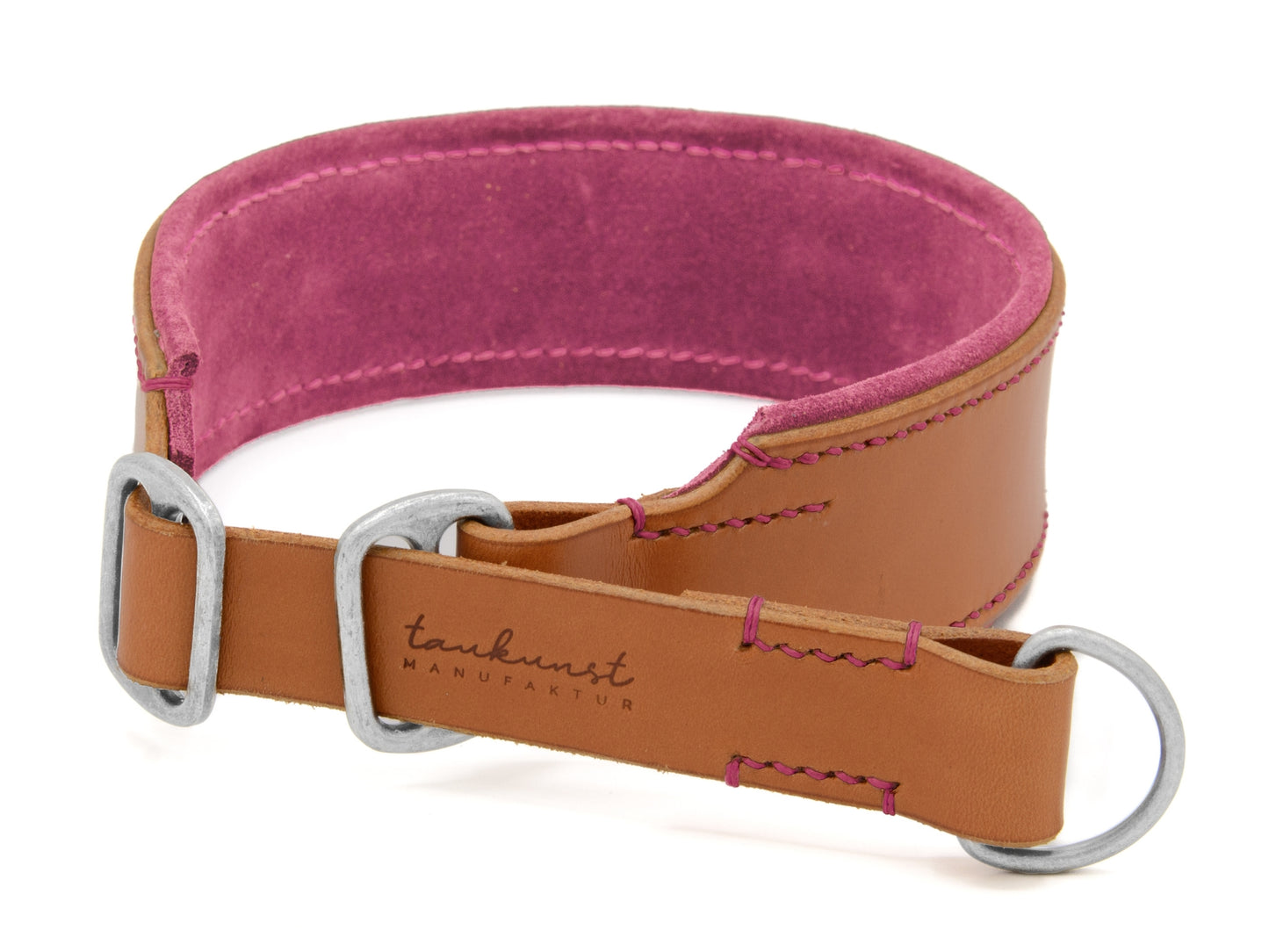 Zugstopp Lederhalsband 'Wildfang' Cognac Zugstopp Lederhalsband 'Wildfang' Cognac