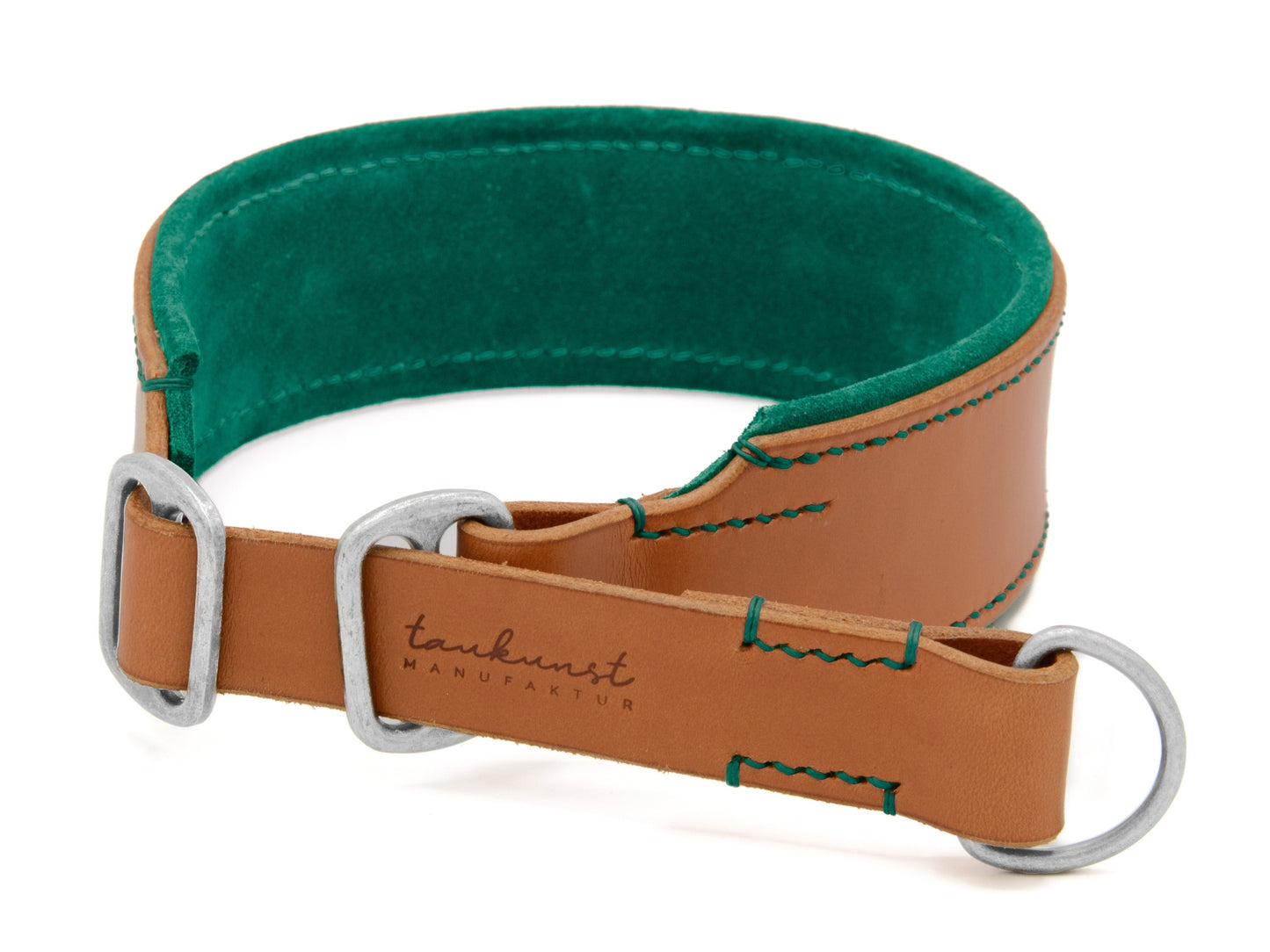Zugstopp Lederhalsband 'Wildfang' Cognac Zugstopp Lederhalsband 'Wildfang' Cognac