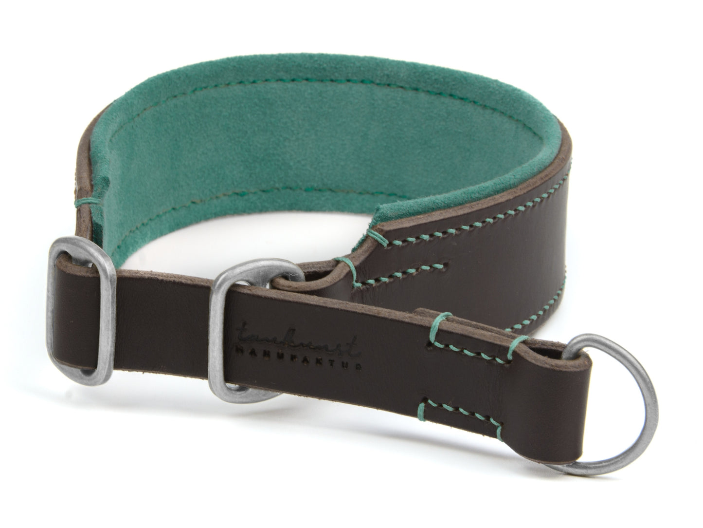 Zugstopp Lederhalsband 'Wildfang' Dunkelbraun Zugstopp Lederhalsband 'Wildfang' Dunkelbraun